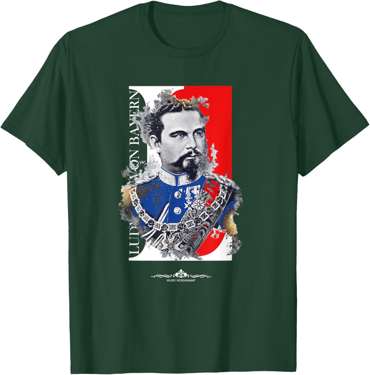 King Ludwig II of Bavaria Special Edition T-Shirt - T-Shirt | Forest