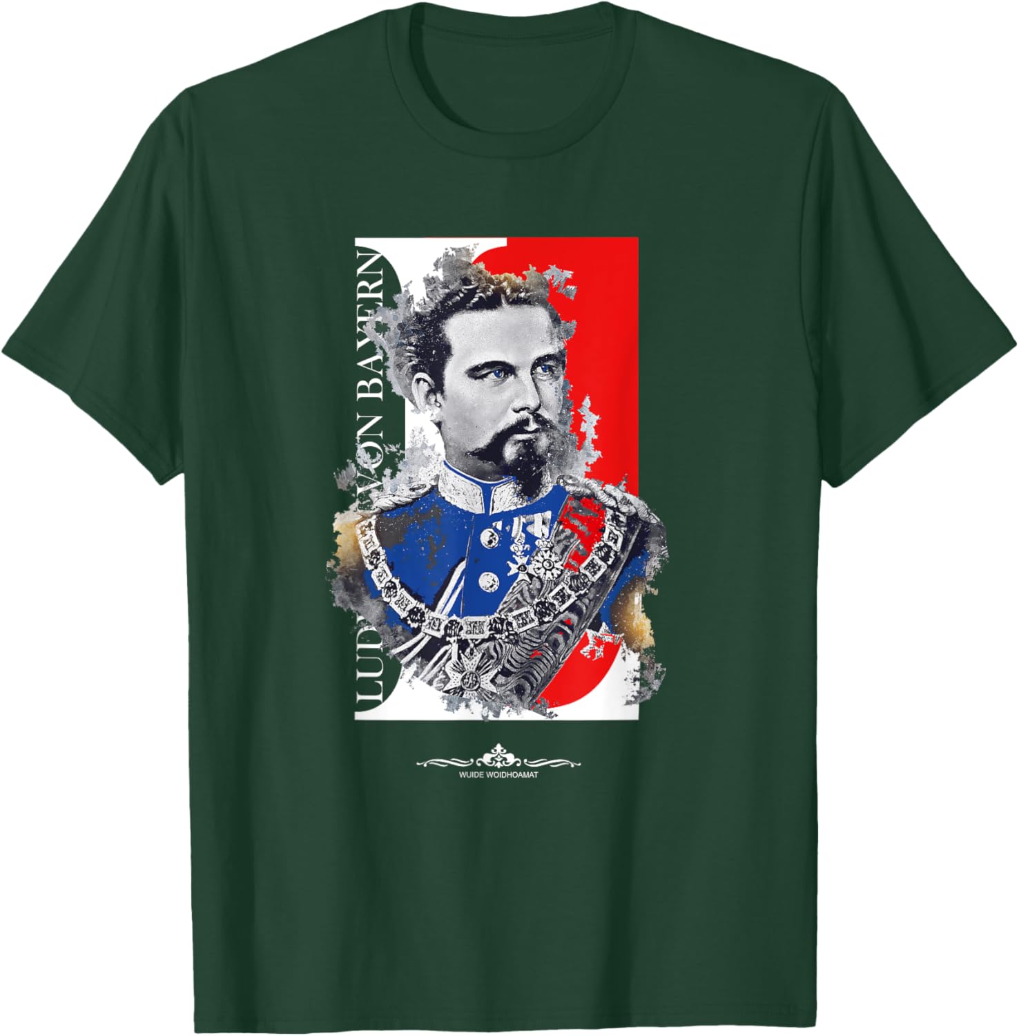 King Ludwig II of Bavaria Special Edition T-Shirt - T-Shirt | Forest