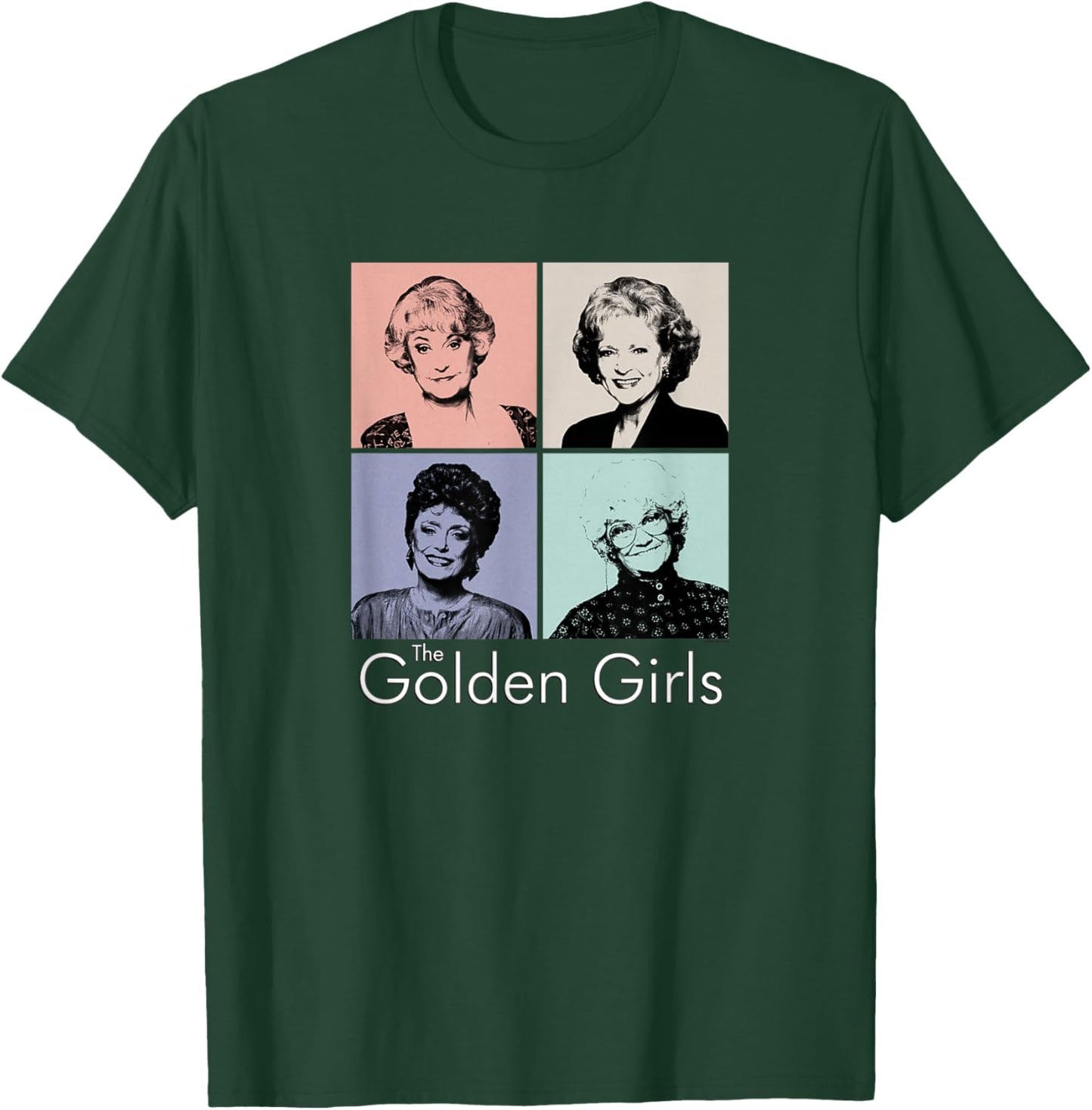 The Golden Girls - Color Block Group T-Shirt - T-Shirt | Forest