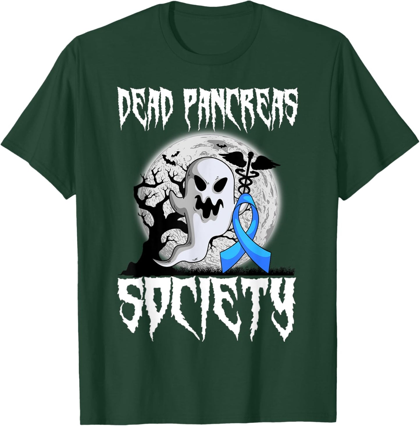 Dead Pancreas Society Diabetes Halloween Diabetic Party T-Shirt - T-Shirt | Forest