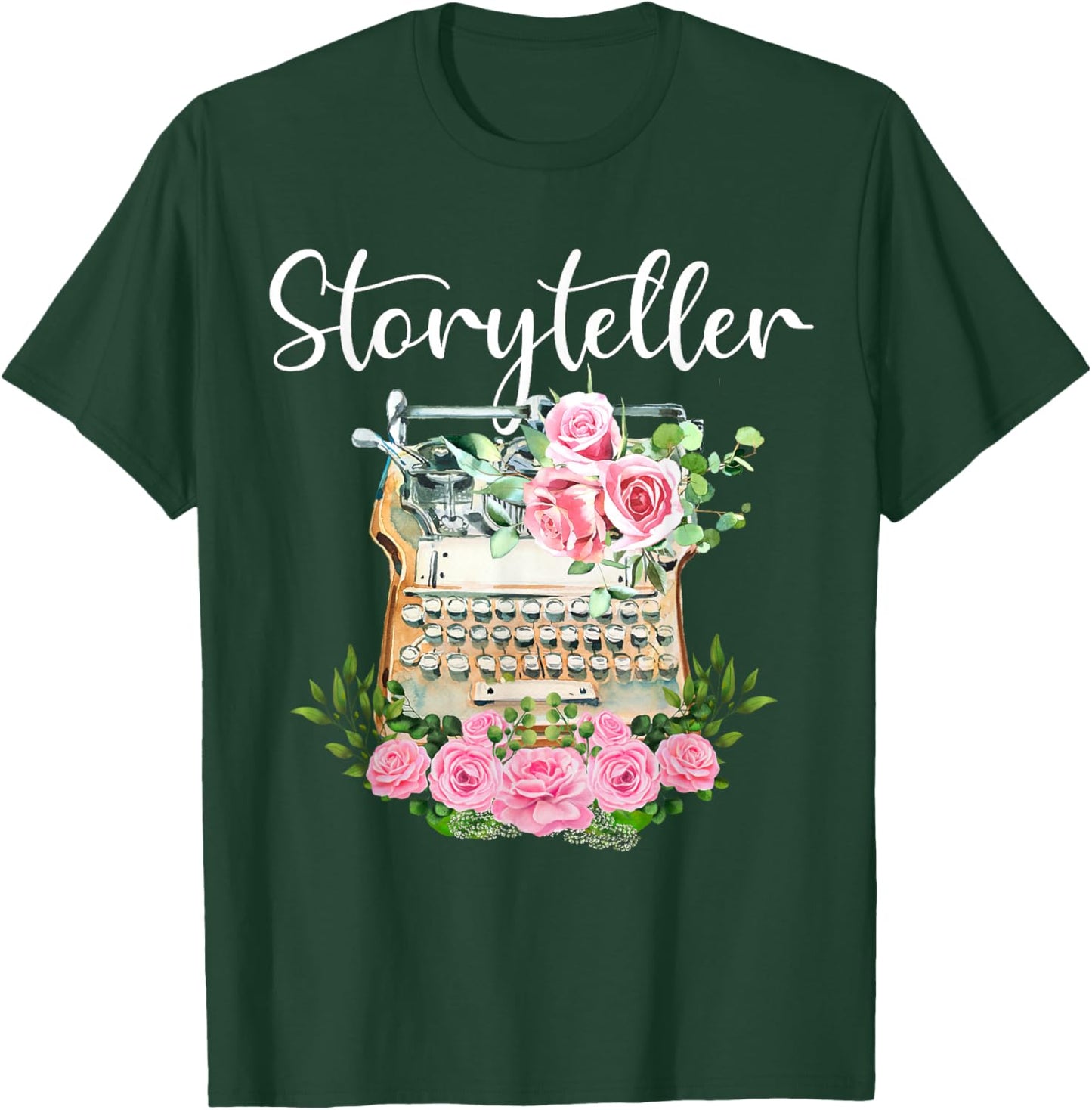 Storyteller Writer Journalist Blogger Writing T-Shirt - T-Shirt | Forest