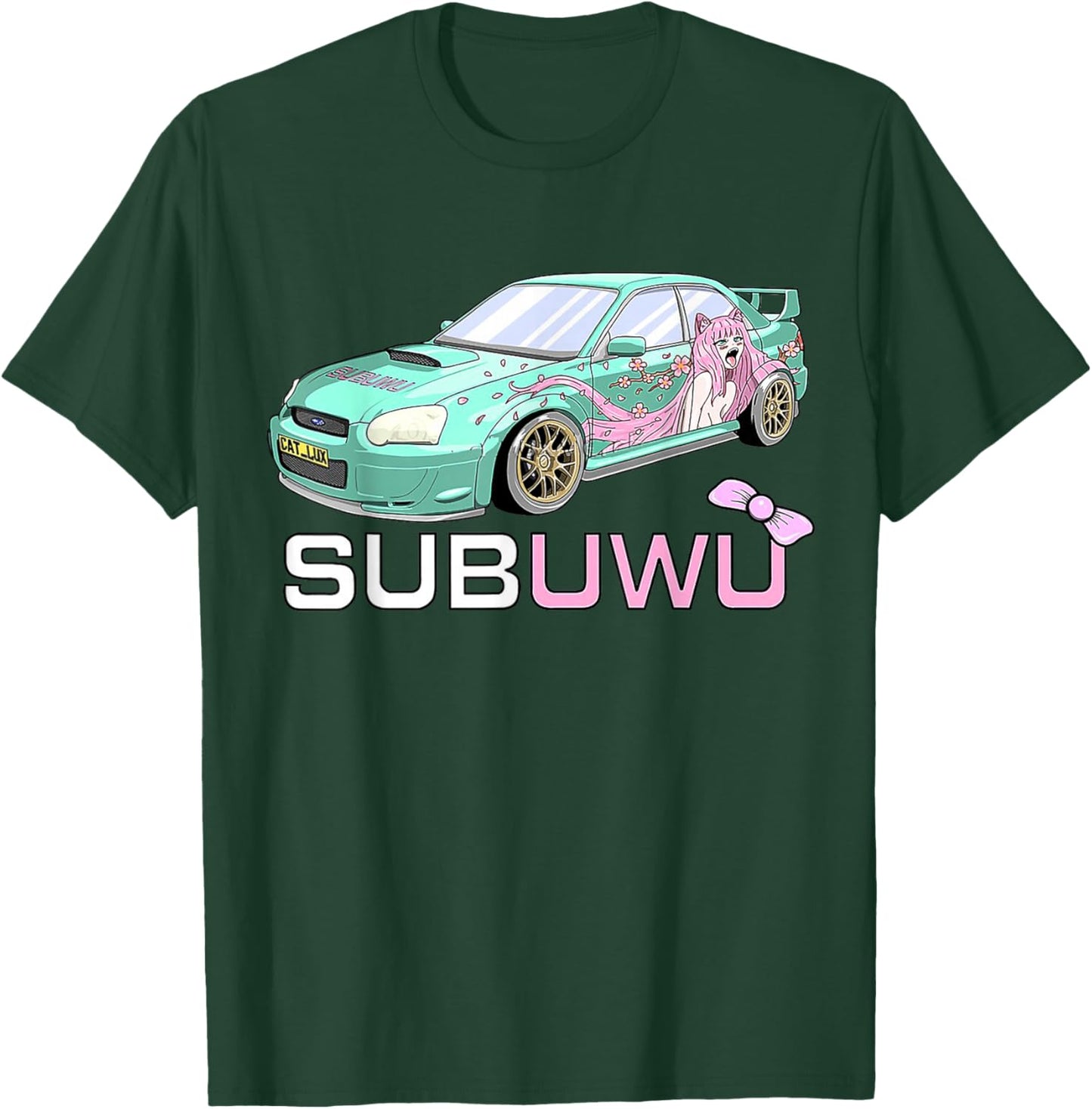 SubUwU Anime Lover Cute Otaku Fan Gift T-Shirt - T-Shirt | Forest