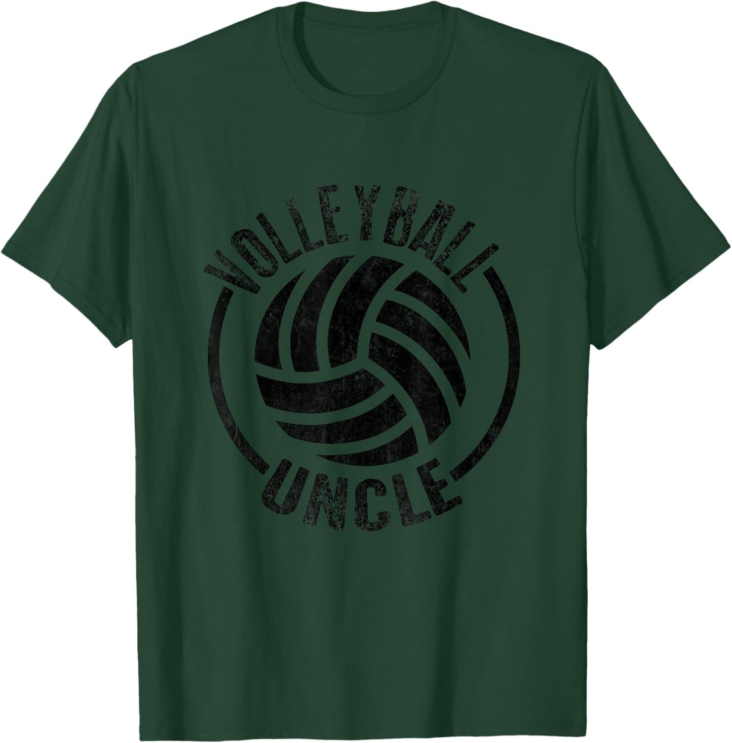 Volleyball Uncle Big Volleyball T-Shirt - T-Shirt | Forest