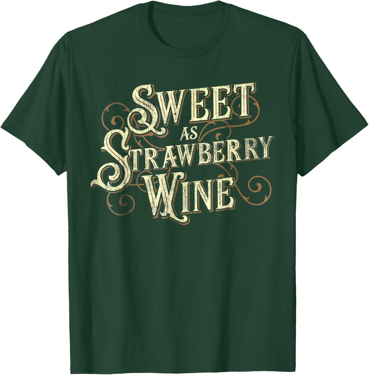 Sweet as Strawberry Wine ladies designer Country T-Shirt - T-Shirt | Forest