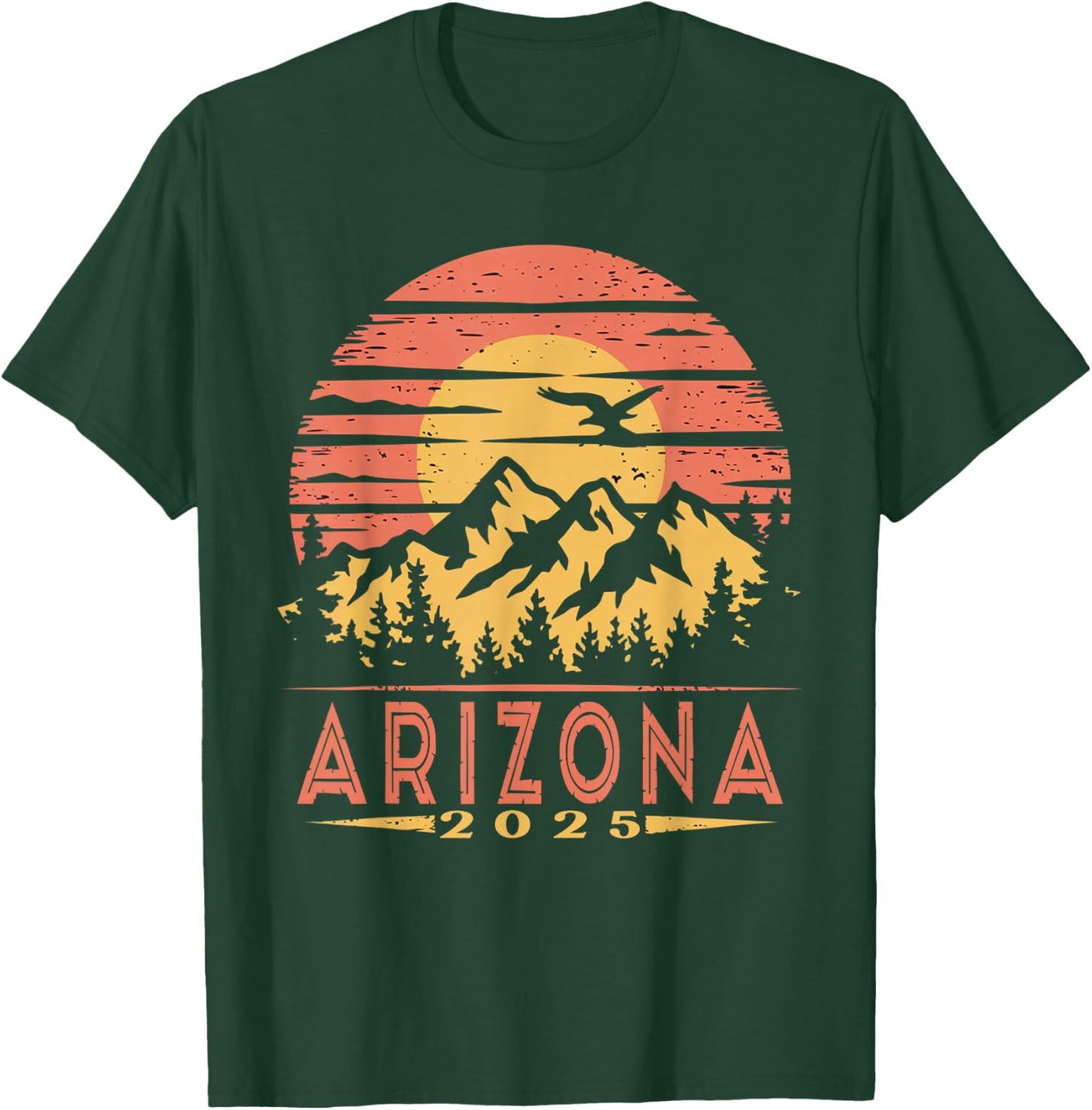 Arizona 2025 Family Trip Friends Group Vacation Matching T-Shirt - T-Shirt | Forest