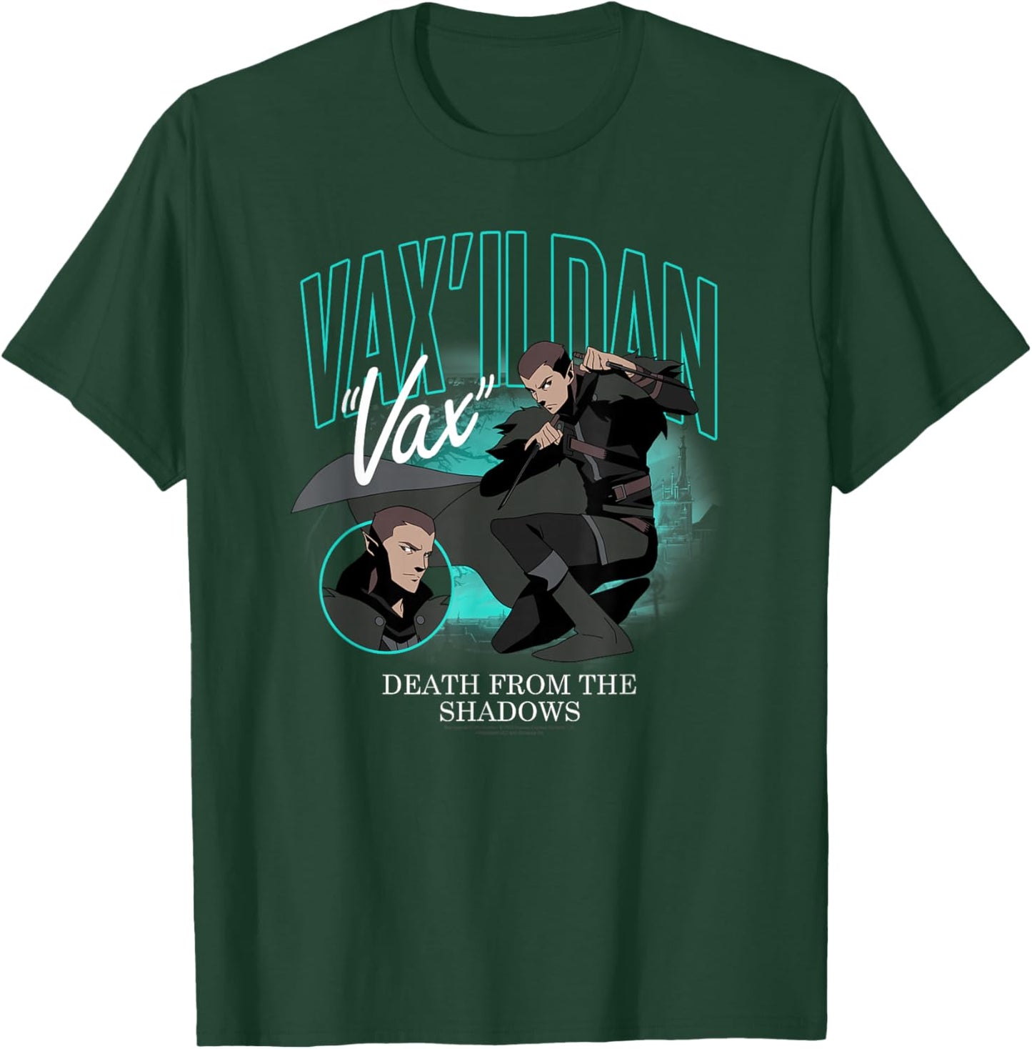 The Legend of Vox Machina Vax’ildan Small T-Shirt - T-Shirt | Forest