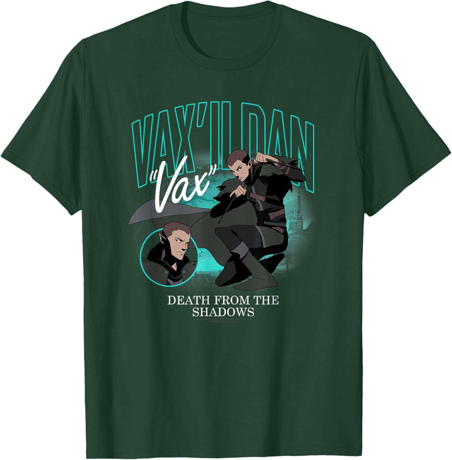 The Legend of Vox Machina Vax’ildan Small T-Shirt - T-Shirt | Forest