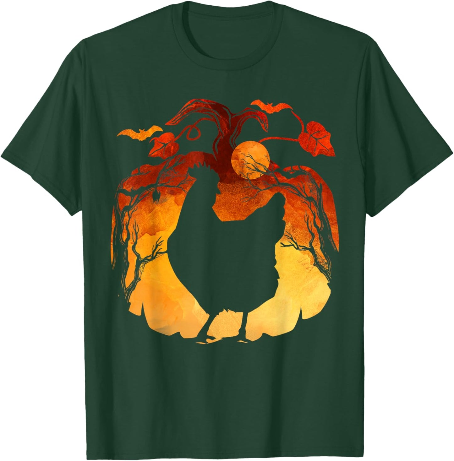 Fall Season Halloween Chicken Costume T-Shirt - T-Shirt | Forest
