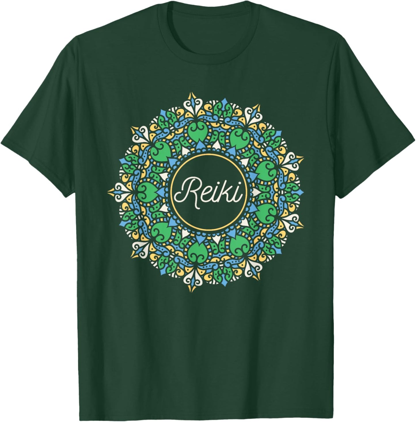 Reiki - Meditation Holistic Healer Chakra Healing Therapist T-Shirt - T-Shirt | Forest