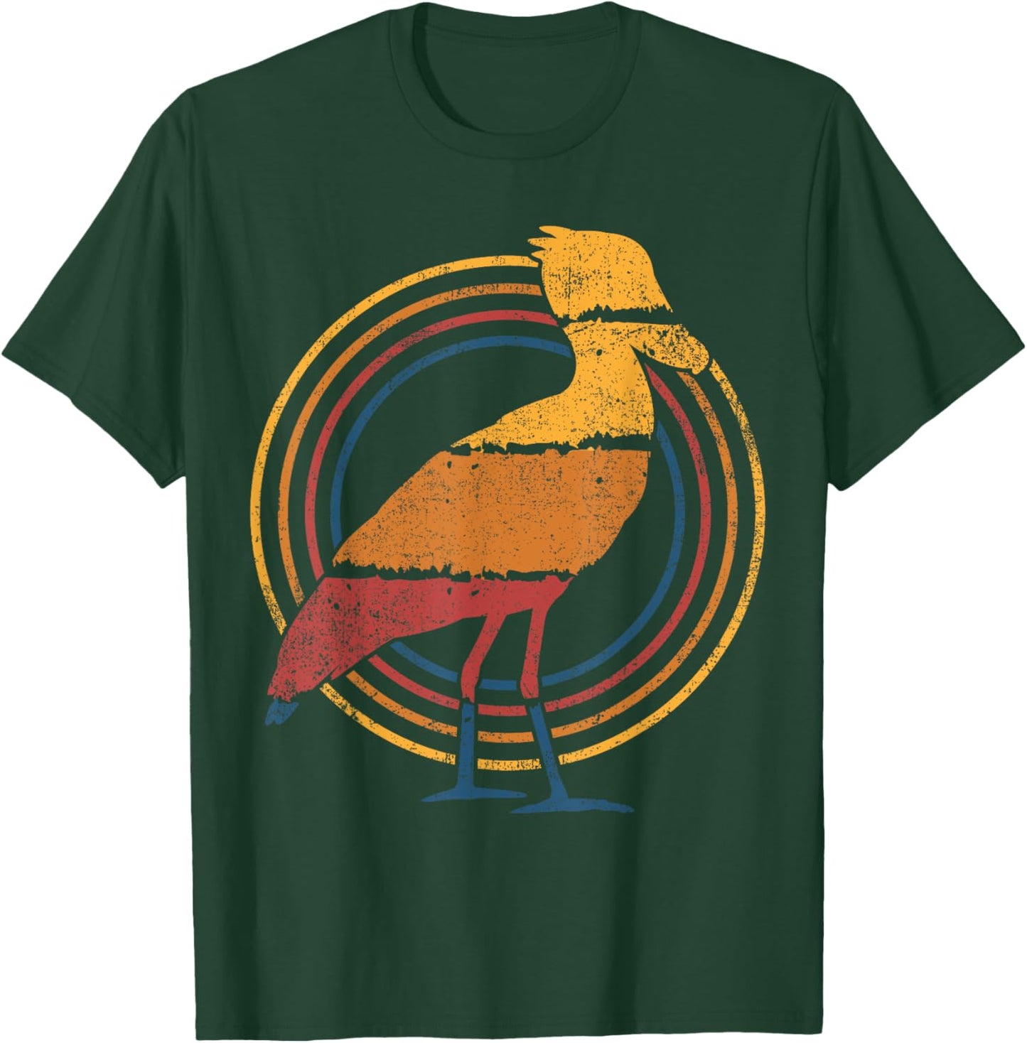 Shoebill Whalehead Stork Bird T-Shirt - T-Shirt | Forest