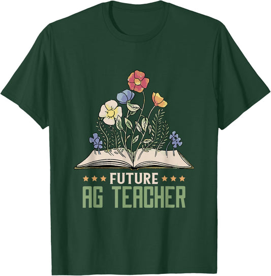 AG Teacher Future Farmer Agriculture Teacher T-Shirt - T-Shirt | Forest