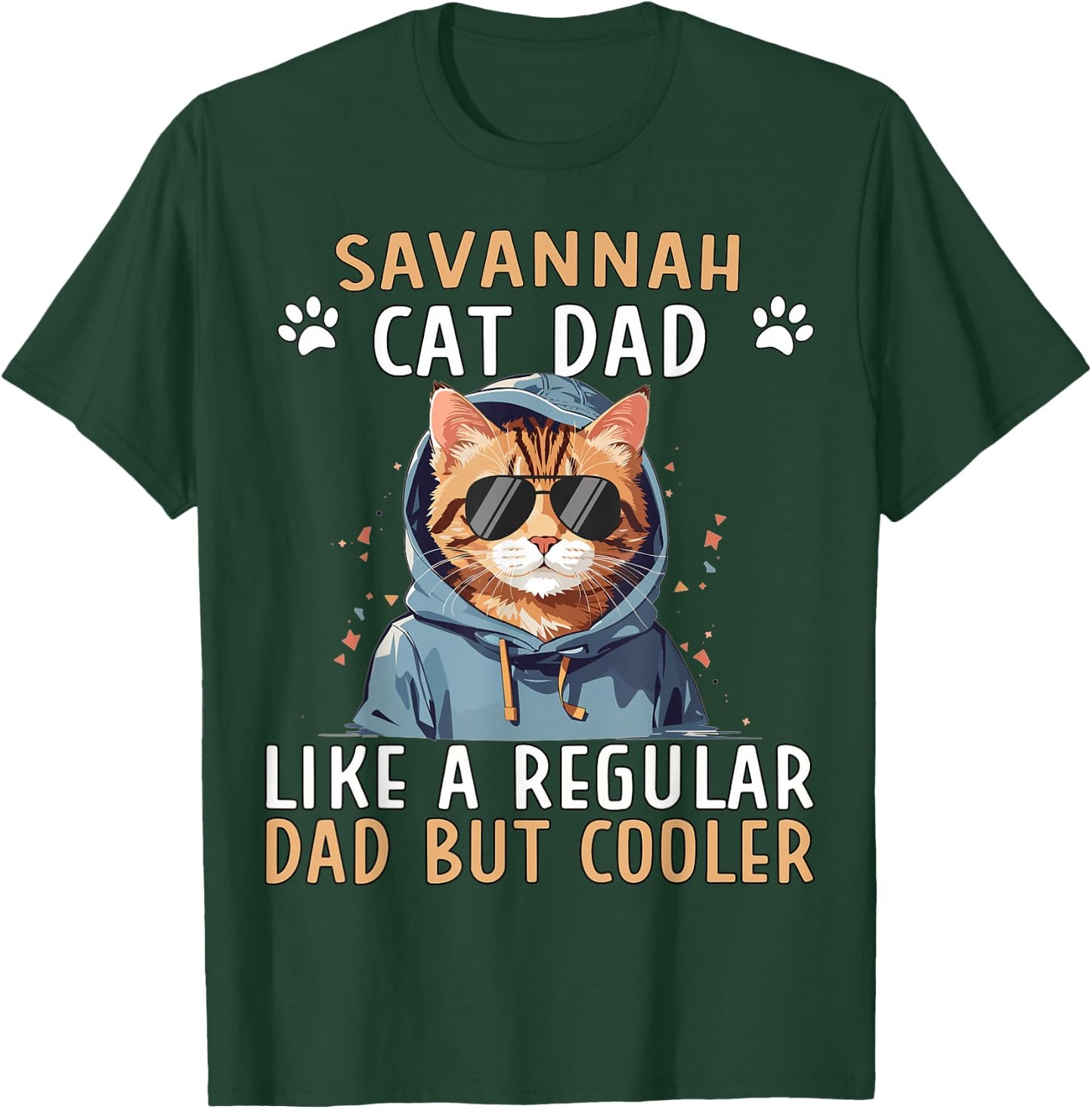 Serval Cat Dad Plush Items African Savannah Cat T-Shirt - T-Shirt | Forest