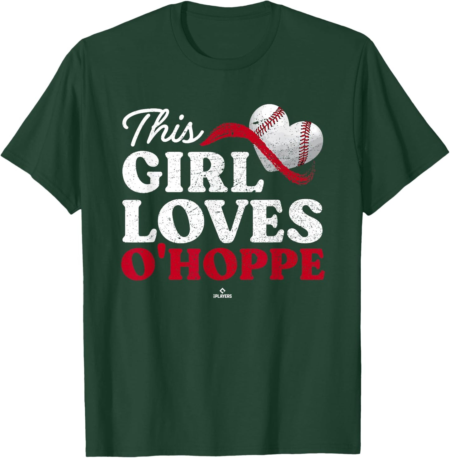 This Girl Loves Logan O Hoppe Los Angeles MLBPA T-Shirt - T-Shirt | Forest