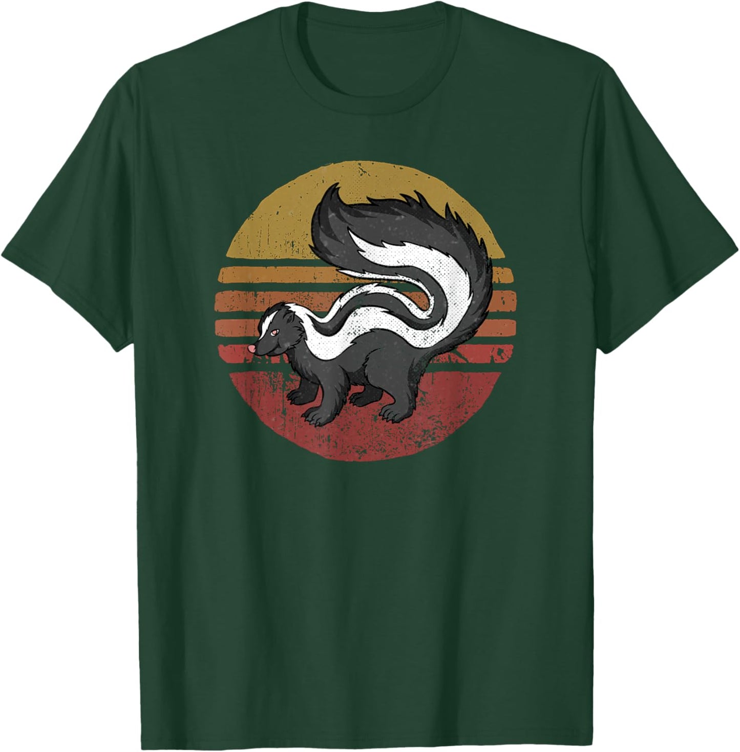 Vintage Skunk Retro Style Skunk Lover T-Shirt - T-Shirt | Forest
