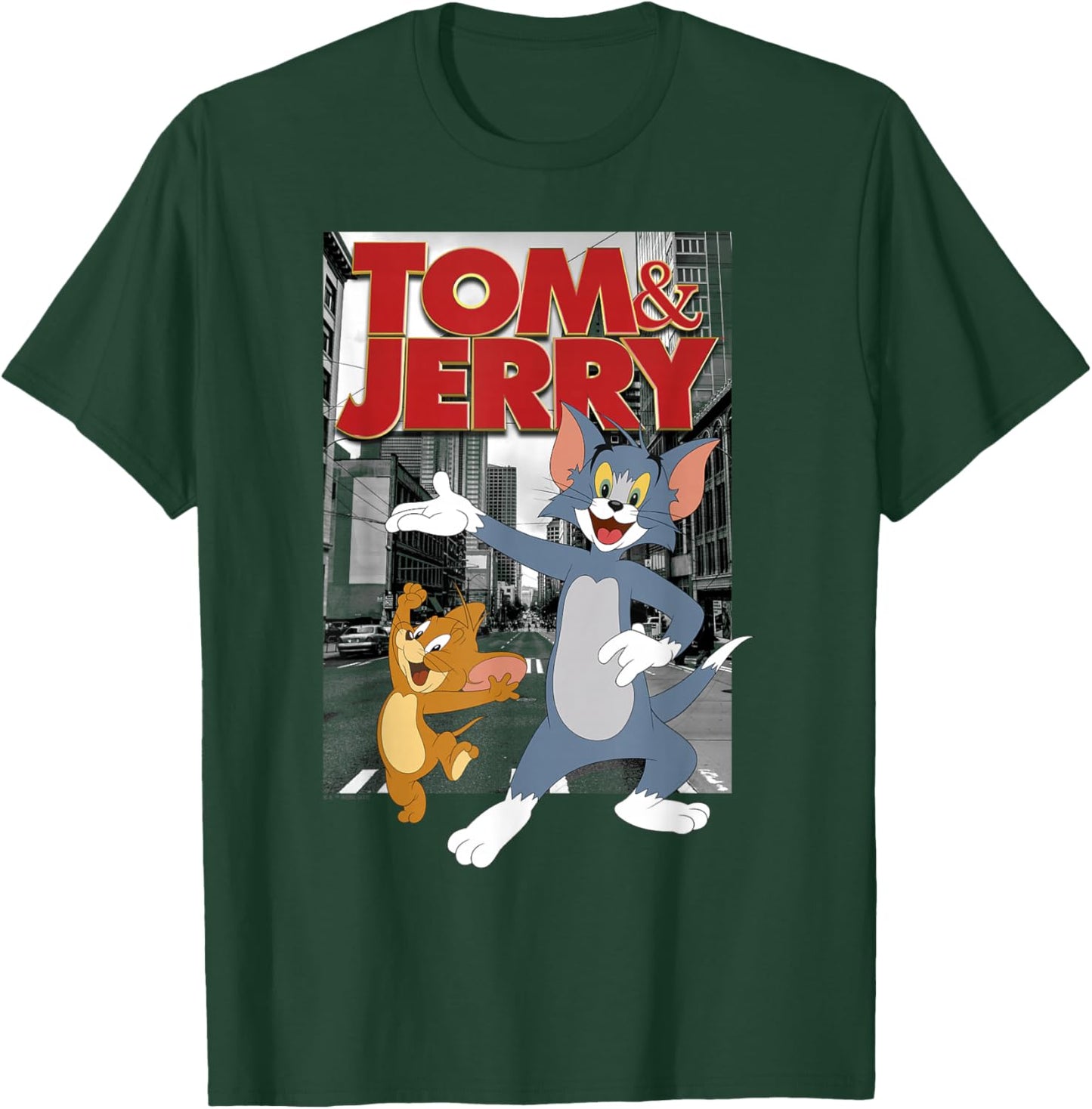 Tom and Jerry in The City T-Shirt - T-Shirt | Forest