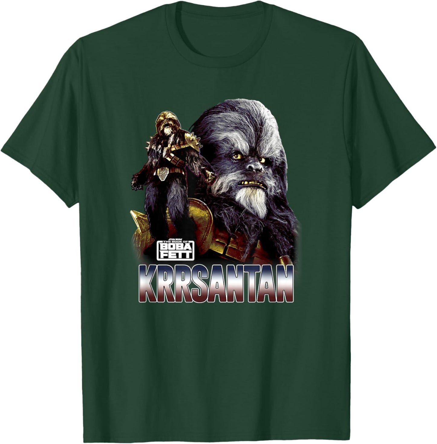 Star Wars: The Book Of Boba Fett Krrsantan Photo Real Poster T-Shirt - T-Shirt | Forest