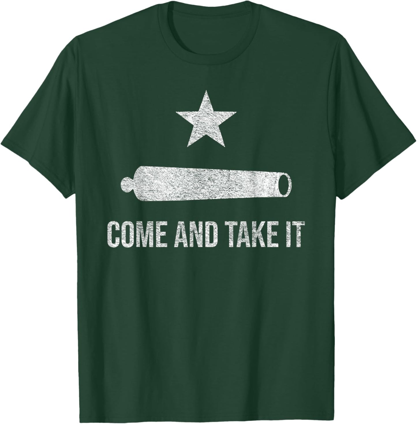 Come and Take It Flag Texas Pride Gonzales Cannon T-Shirt - T-Shirt | Forest