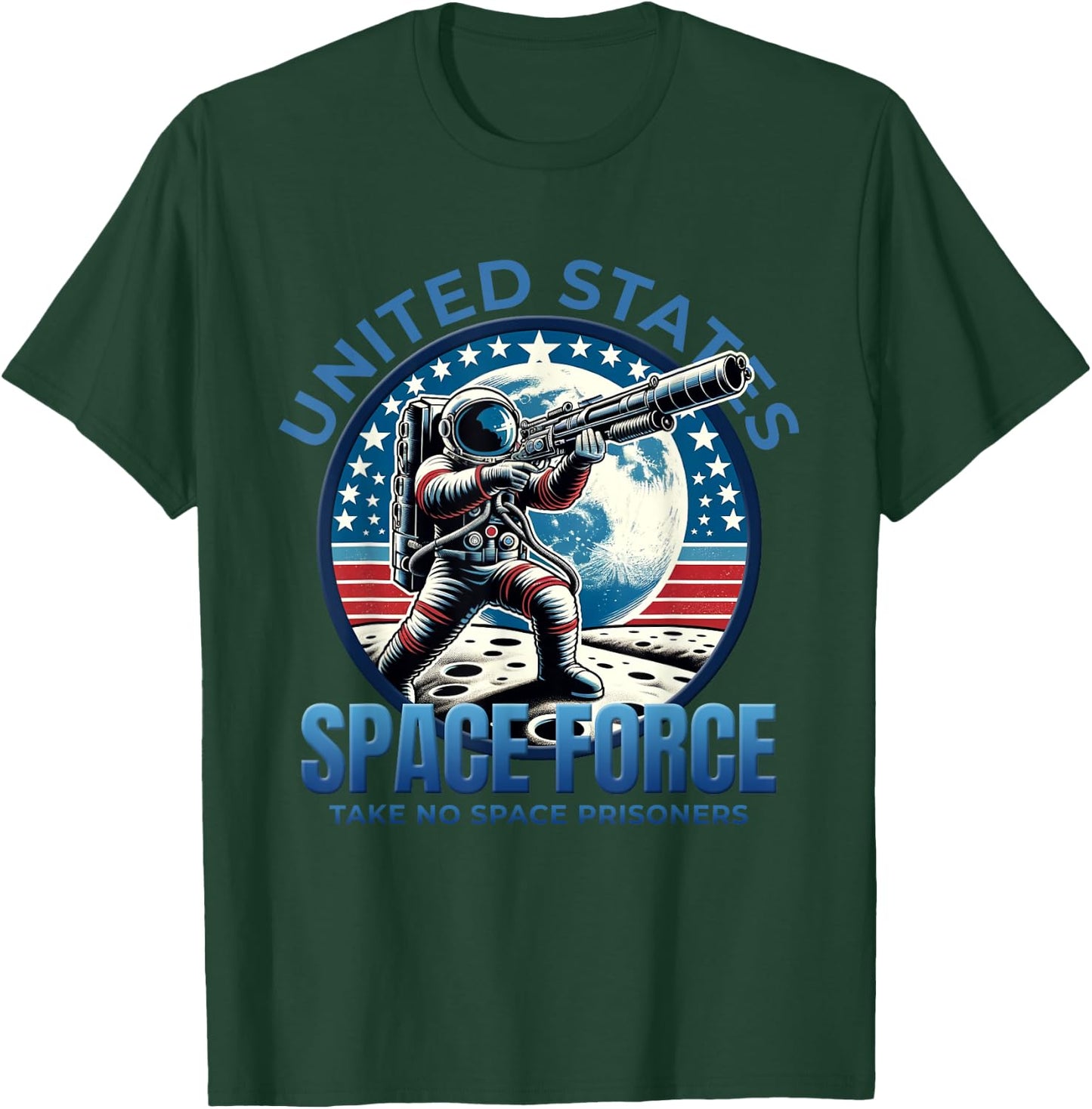 Badass Space Force! T-Shirt - T-Shirt | Forest