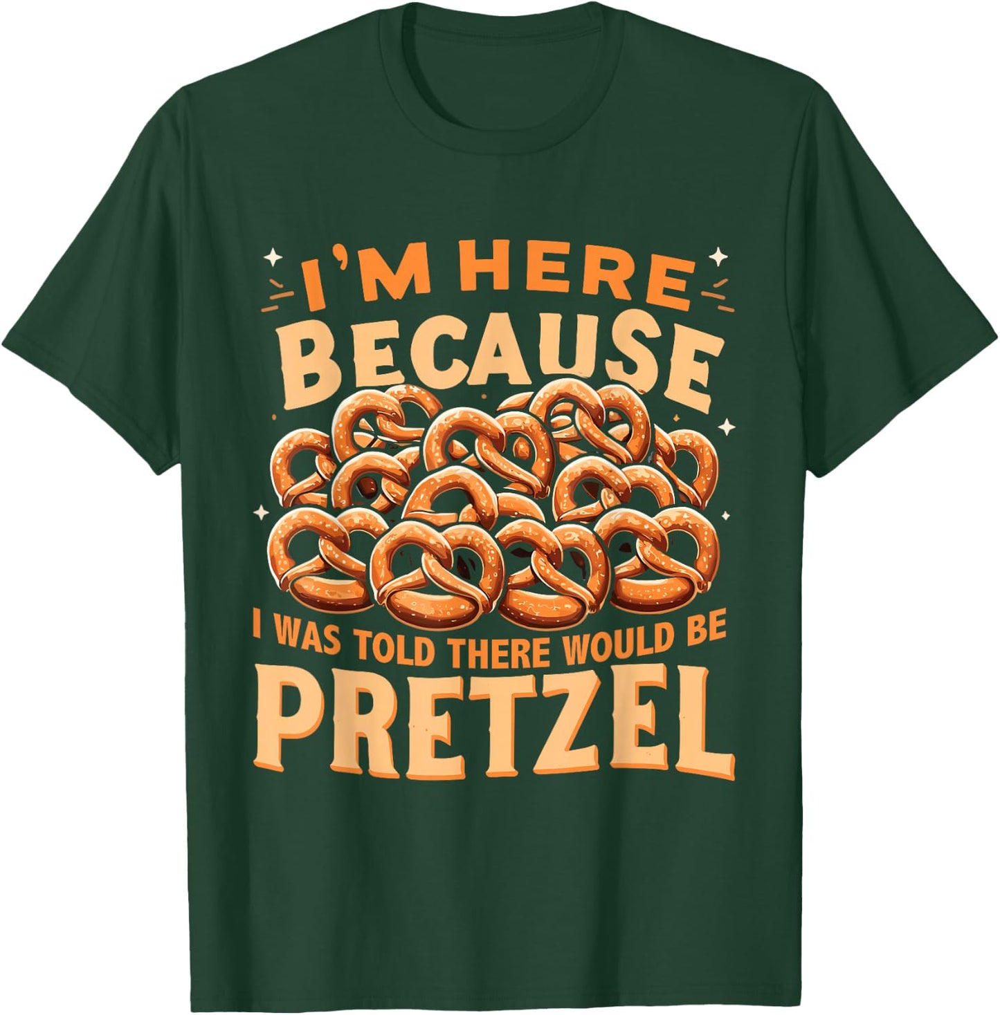 Funny Pretzel Lover Pretzel Day T-Shirt - T-Shirt | Forest