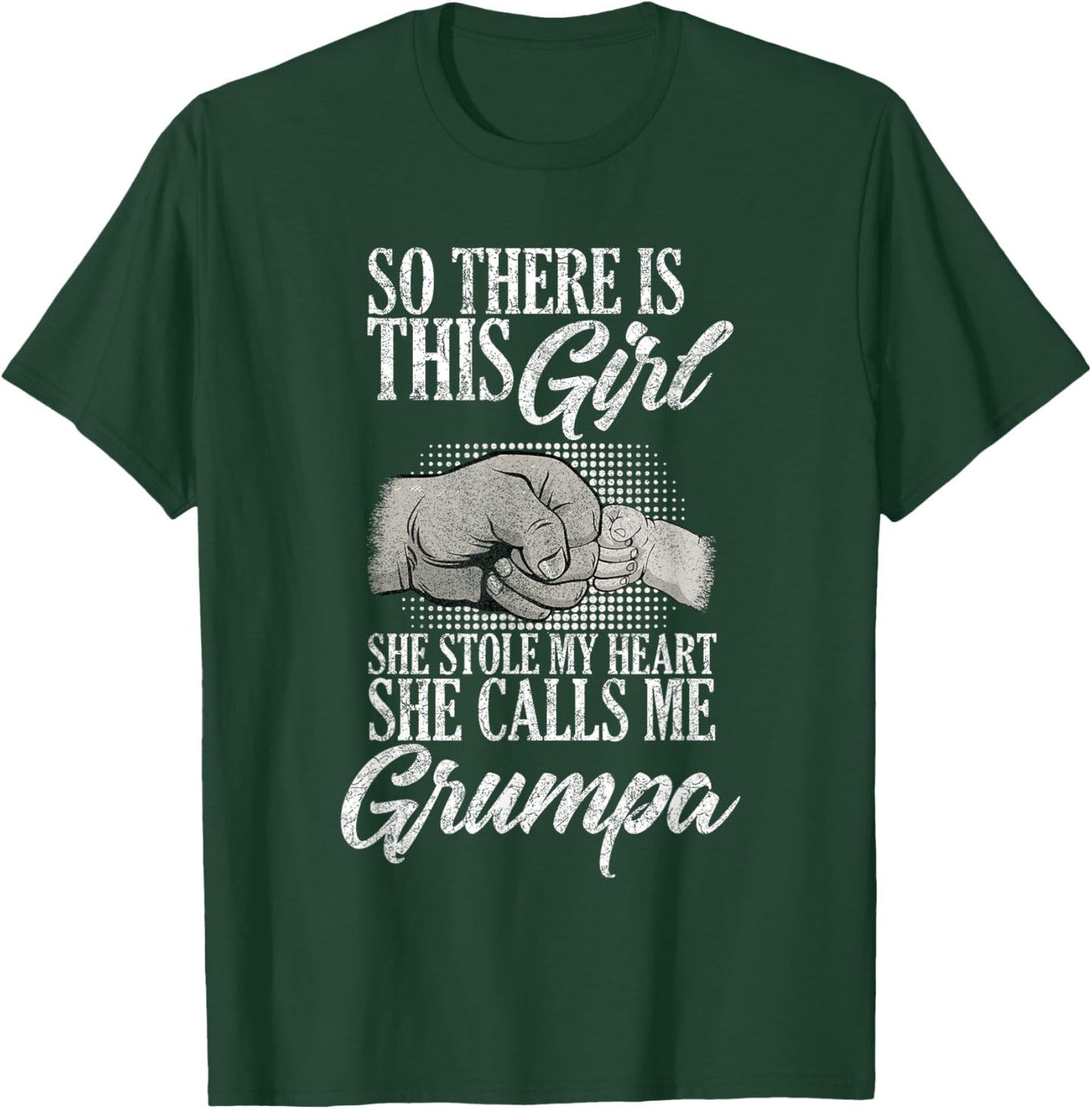 funny Father's Day for Grumpa from Daughter girl to grandpa T-Shirt - T-Shirt | Forest