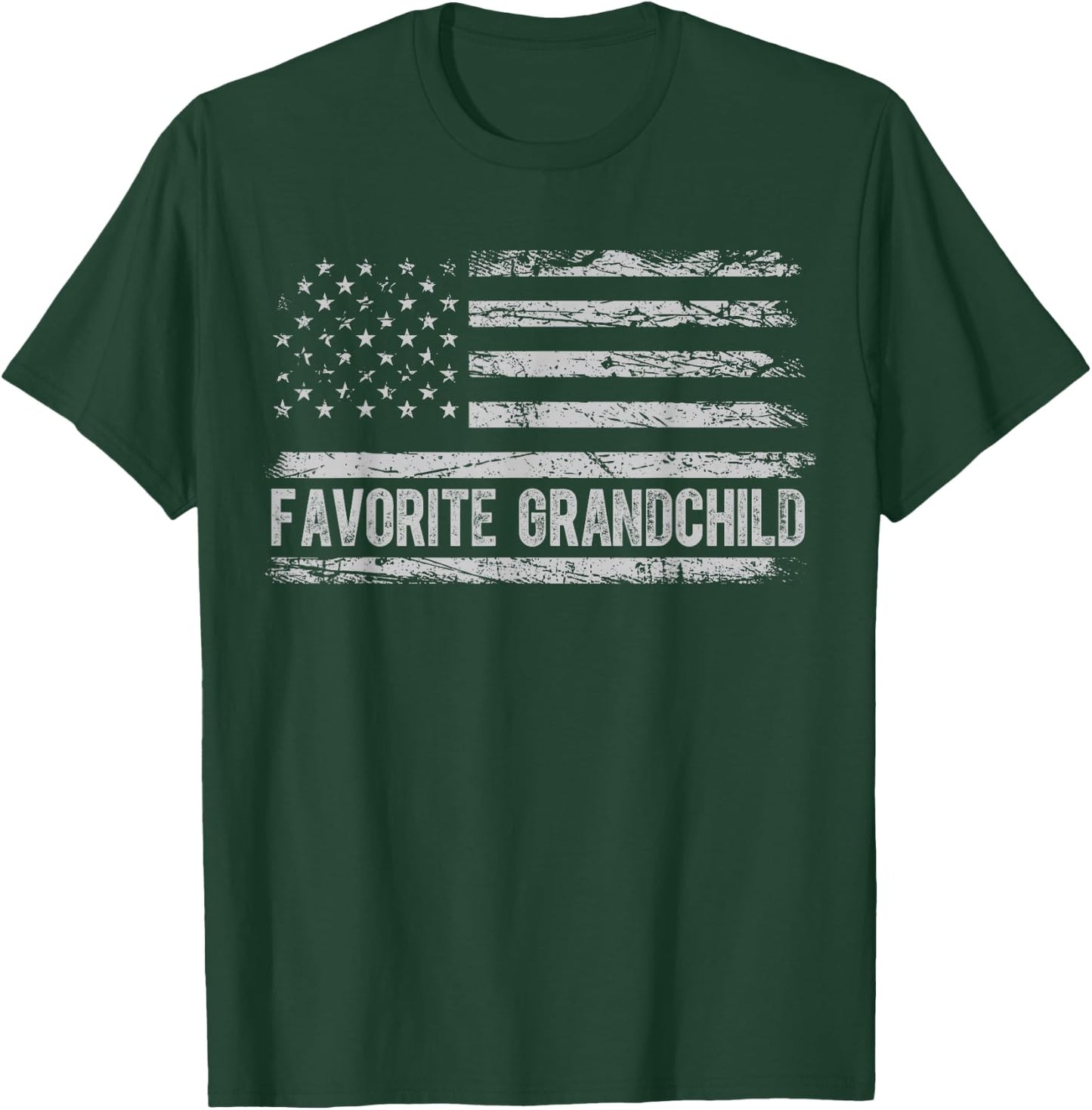 Funny Spoiled Grandchildren Favorite Grandchild T-Shirt - T-Shirt | Forest