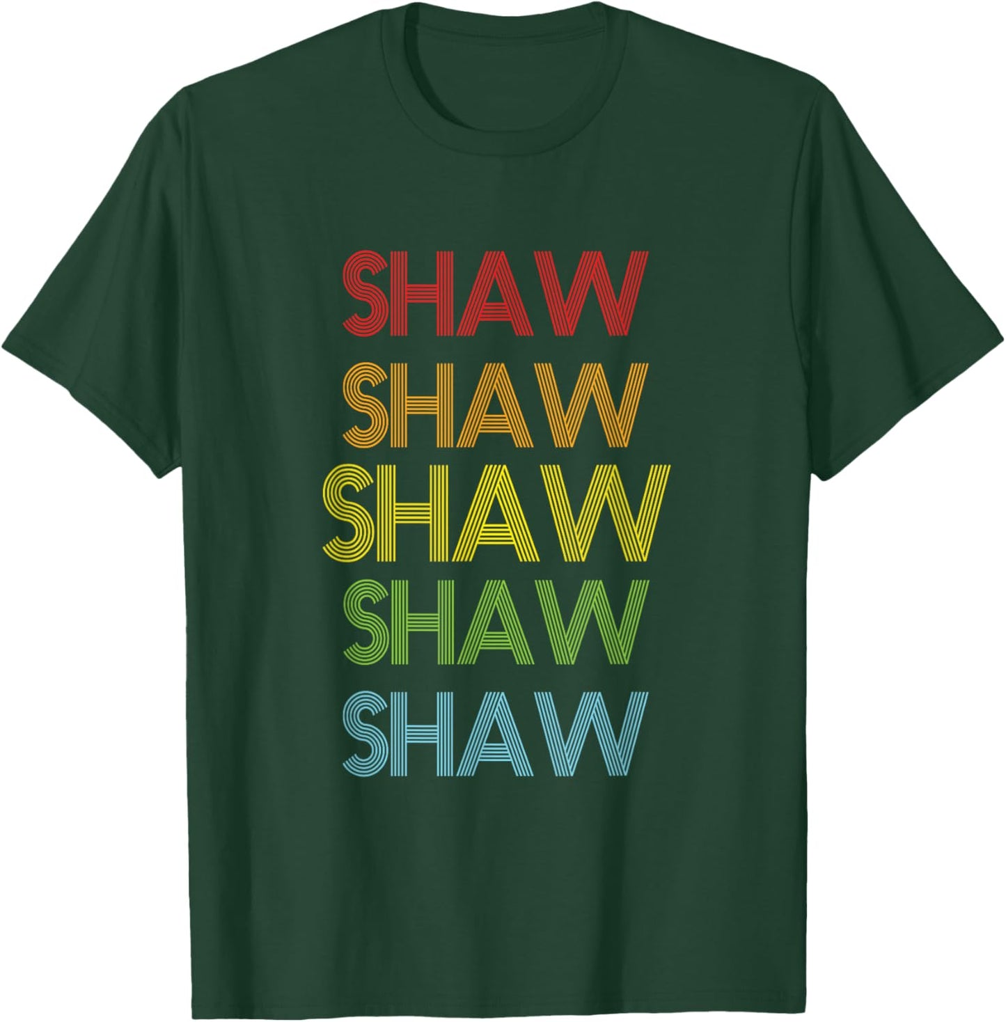 Shaw Name T-Shirt - T-Shirt | Forest