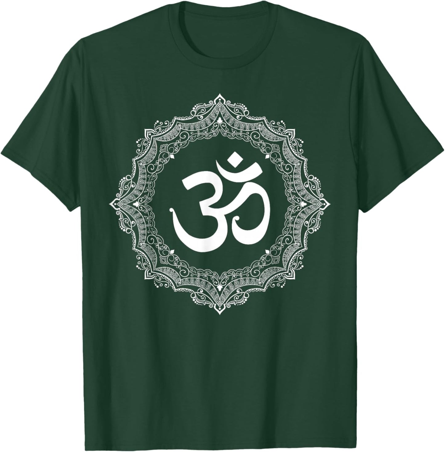 Om Yoga Day Meditation Sanskrit Hindu Clothing Om Symbol Namaste Aum Ohm Hindu Zen Tantra Yoga Day T-Shirt - T-Shirt | Forest