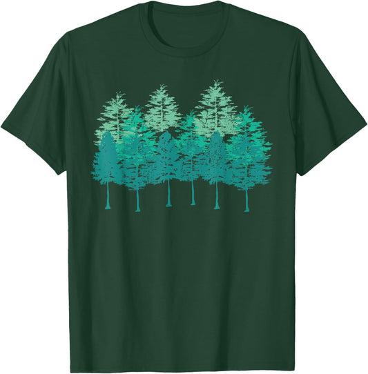 Outdoors Forest Trees Wildlife Nature Forest T-Shirt - T-Shirt | Forest