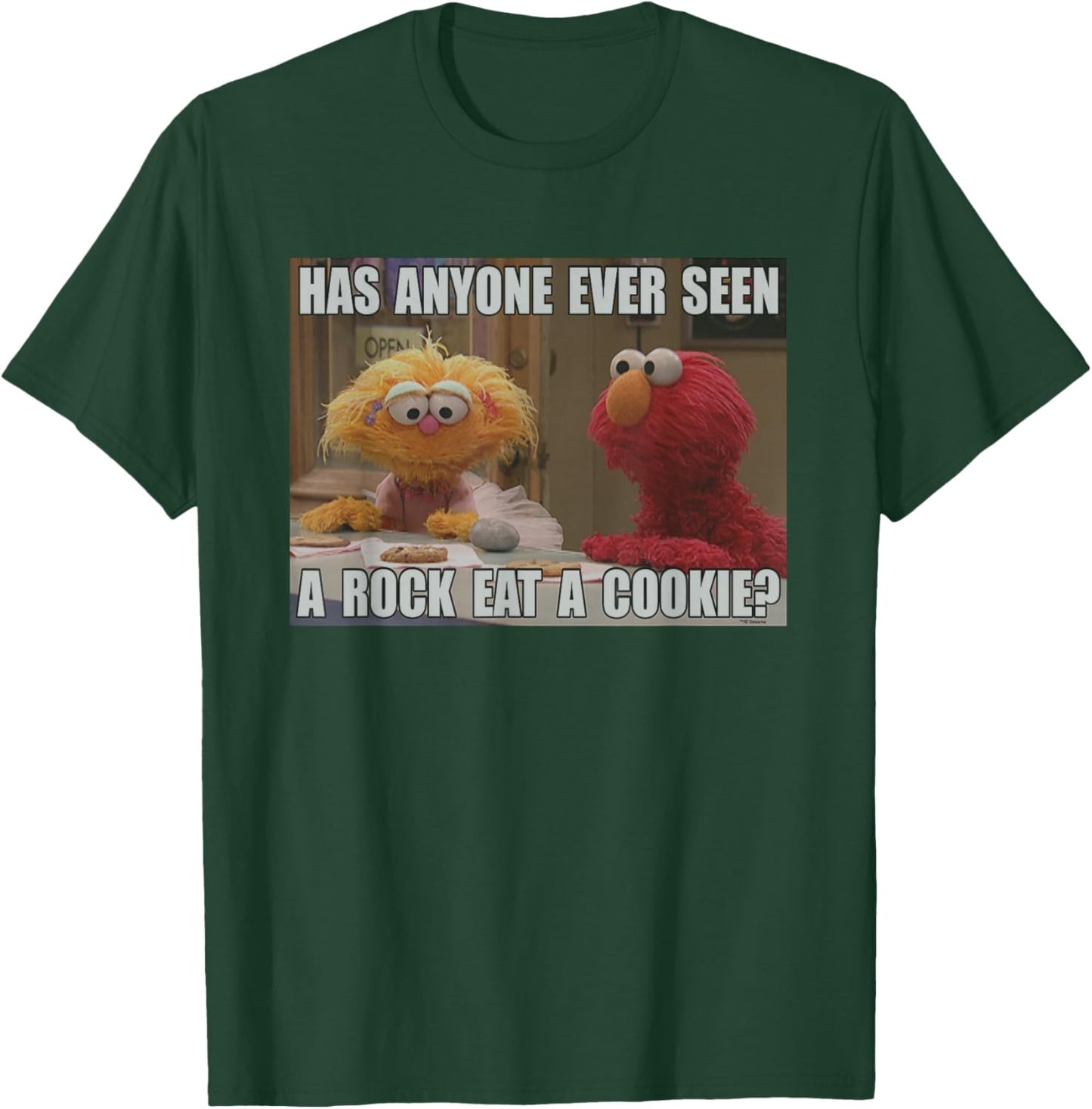 Sesame Street Rock Eat A Cookie T-Shirt - T-Shirt | Forest