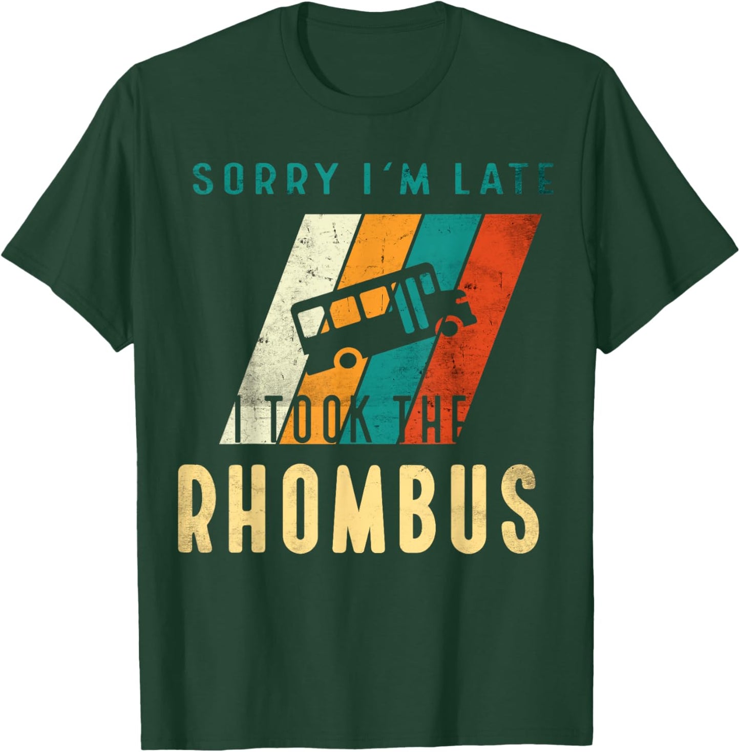 I Took The Rhombus , Funny Geometry Parallelogram T-Shirt - T-Shirt | Forest