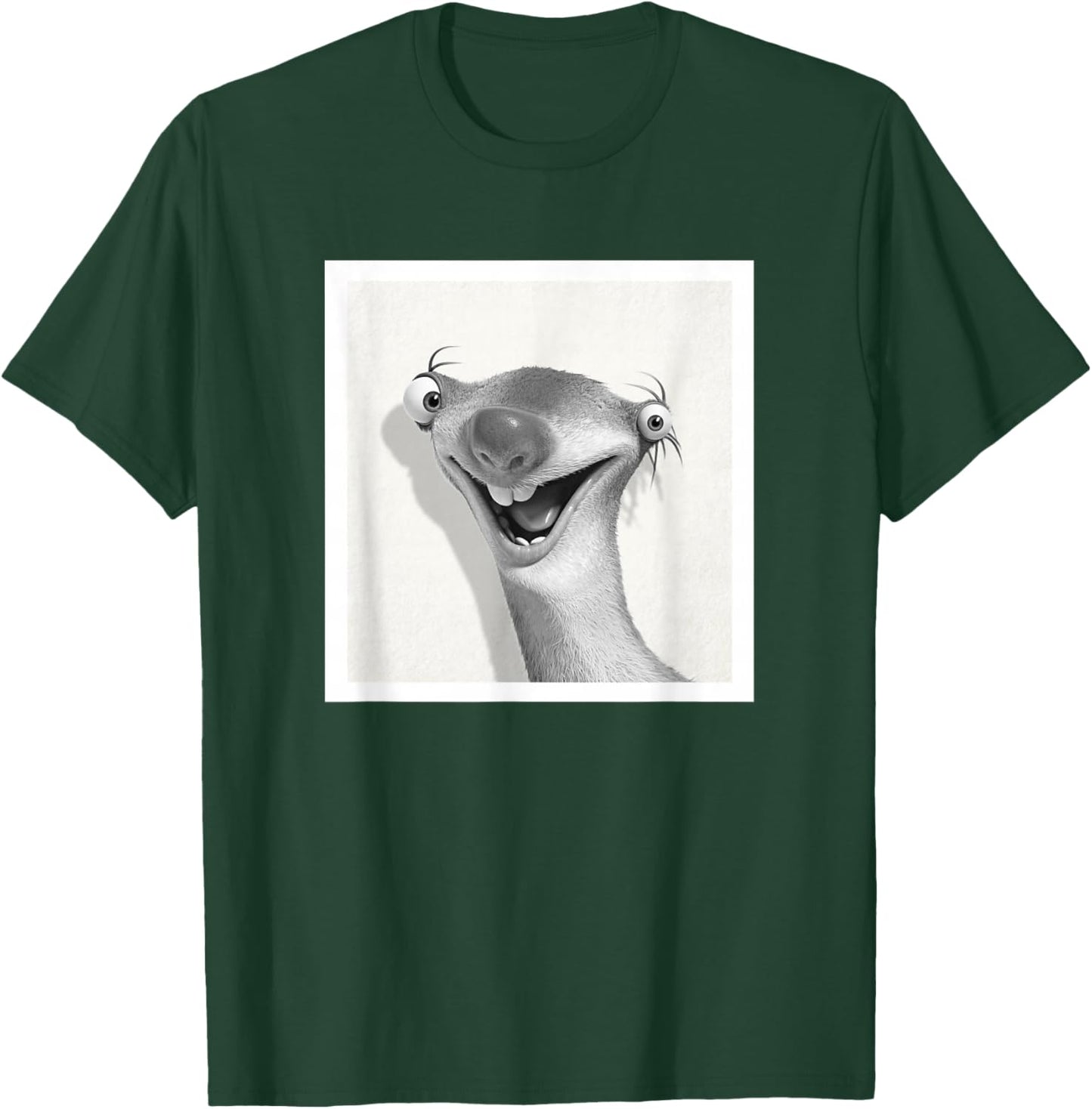 Ice Age Sid The Sloth Photo Booth Portrait T-Shirt - T-Shirt | Forest