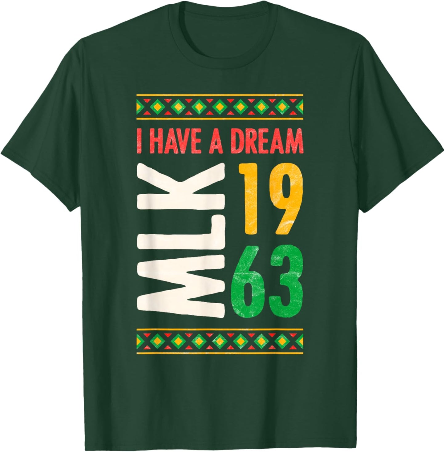 Martin Luther King Day Black History MLK Day I Have a Dream T-Shirt - T-Shirt | Forest