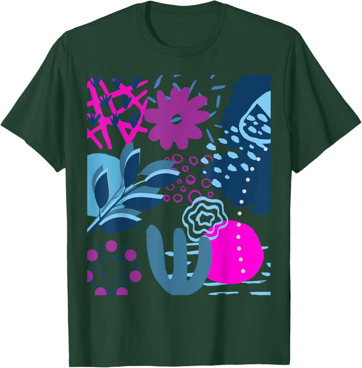 Colorful Flowers Design Shirt - GIFT T-Shirt - T-Shirt | Forest