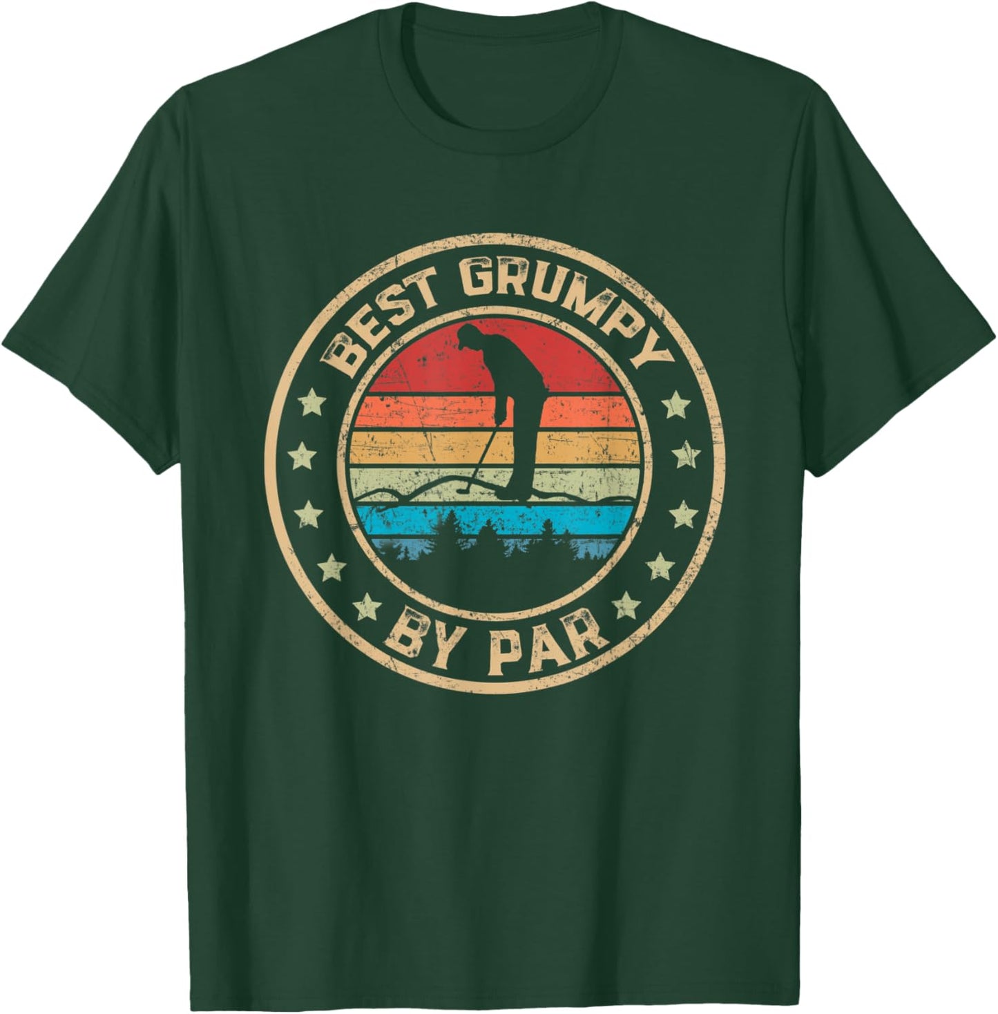 Best Grumpy By Par Father's Day Golf T-Shirt - T-Shirt | Forest