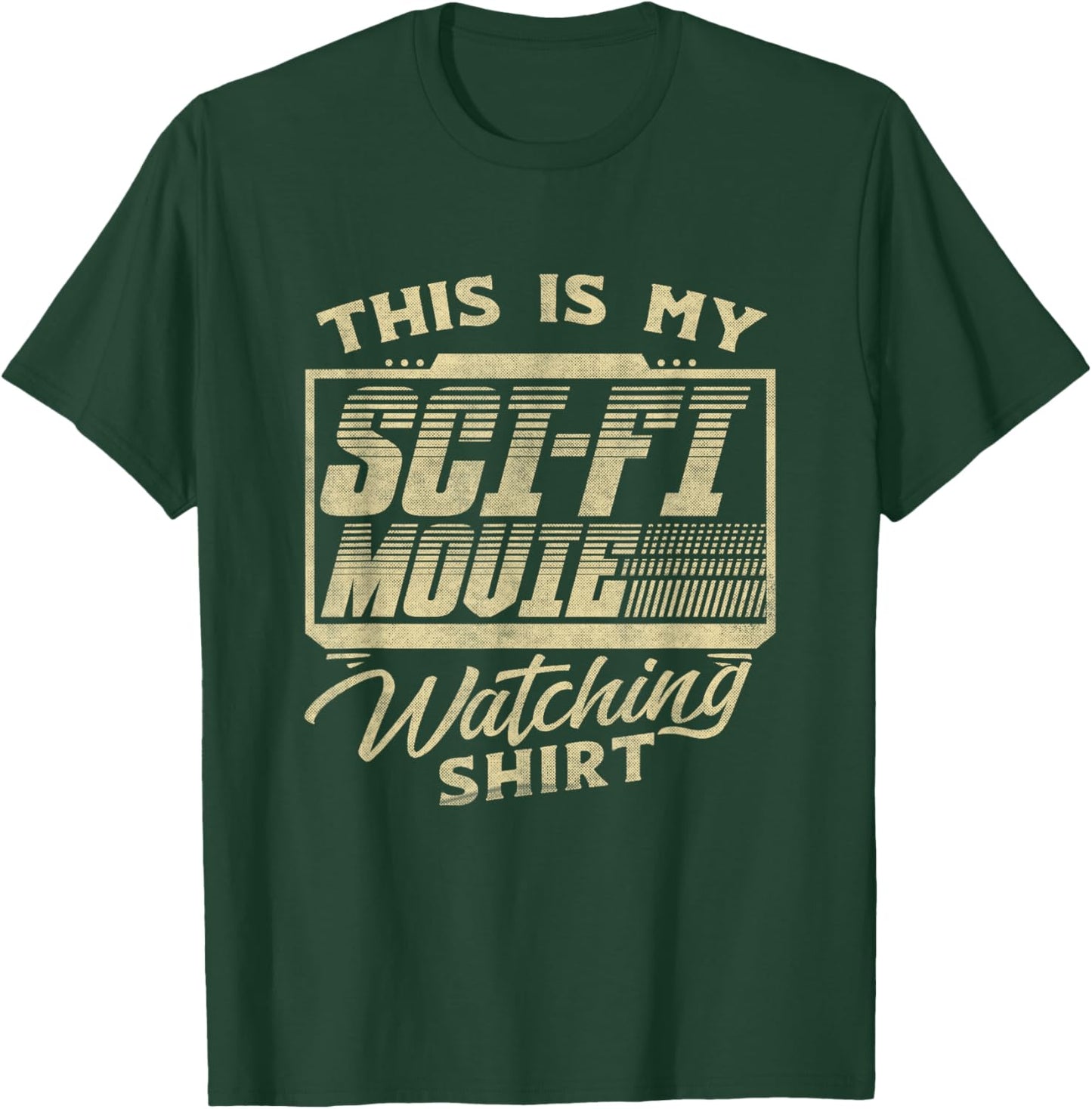 Funny Sci-Fi Movie Lover Graphic and Men Movie Fan T-Shirt - T-Shirt | Forest