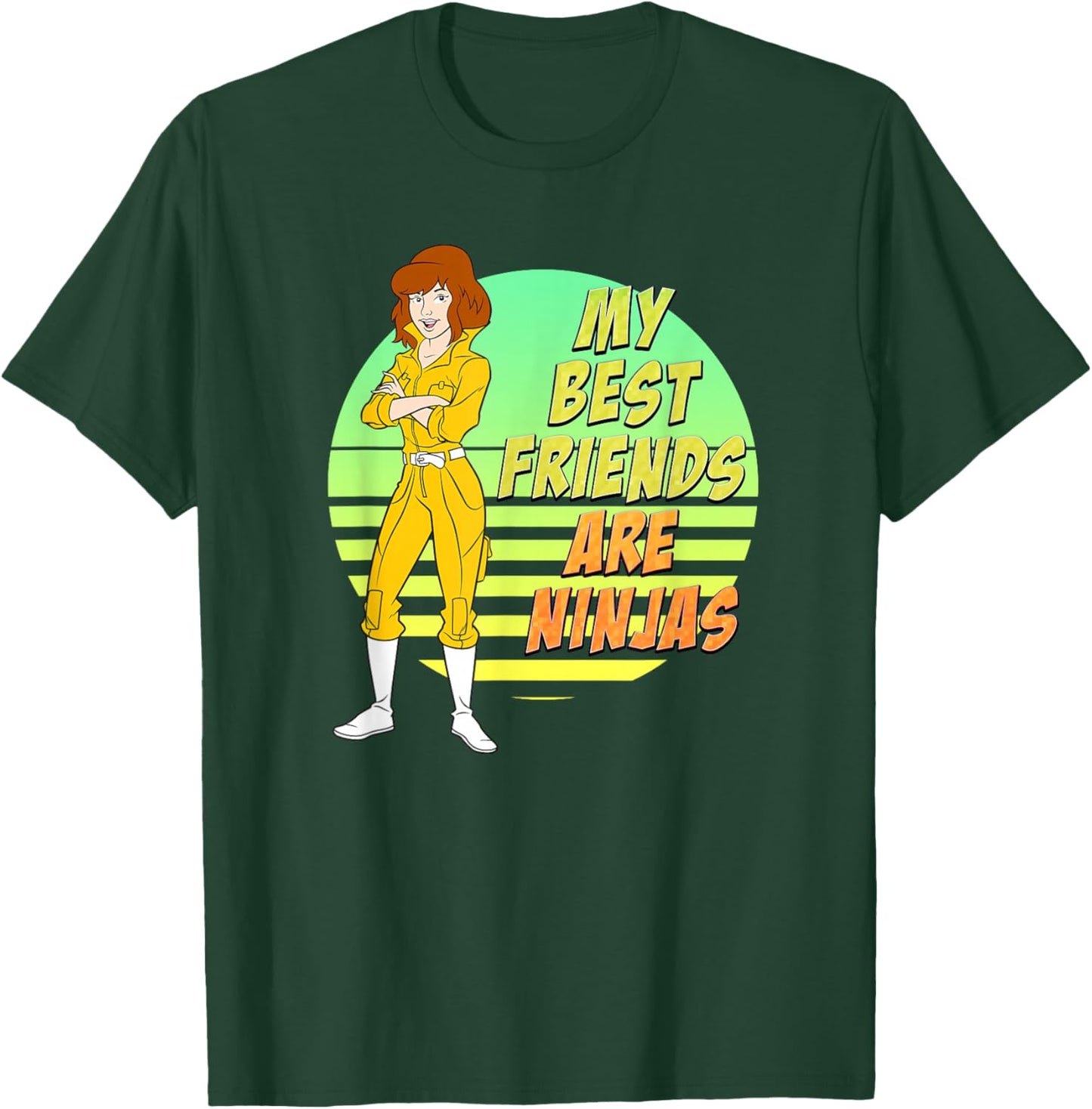 April O'Neil - My Best Friends are Ninjas T-Shirt - T-Shirt | Forest
