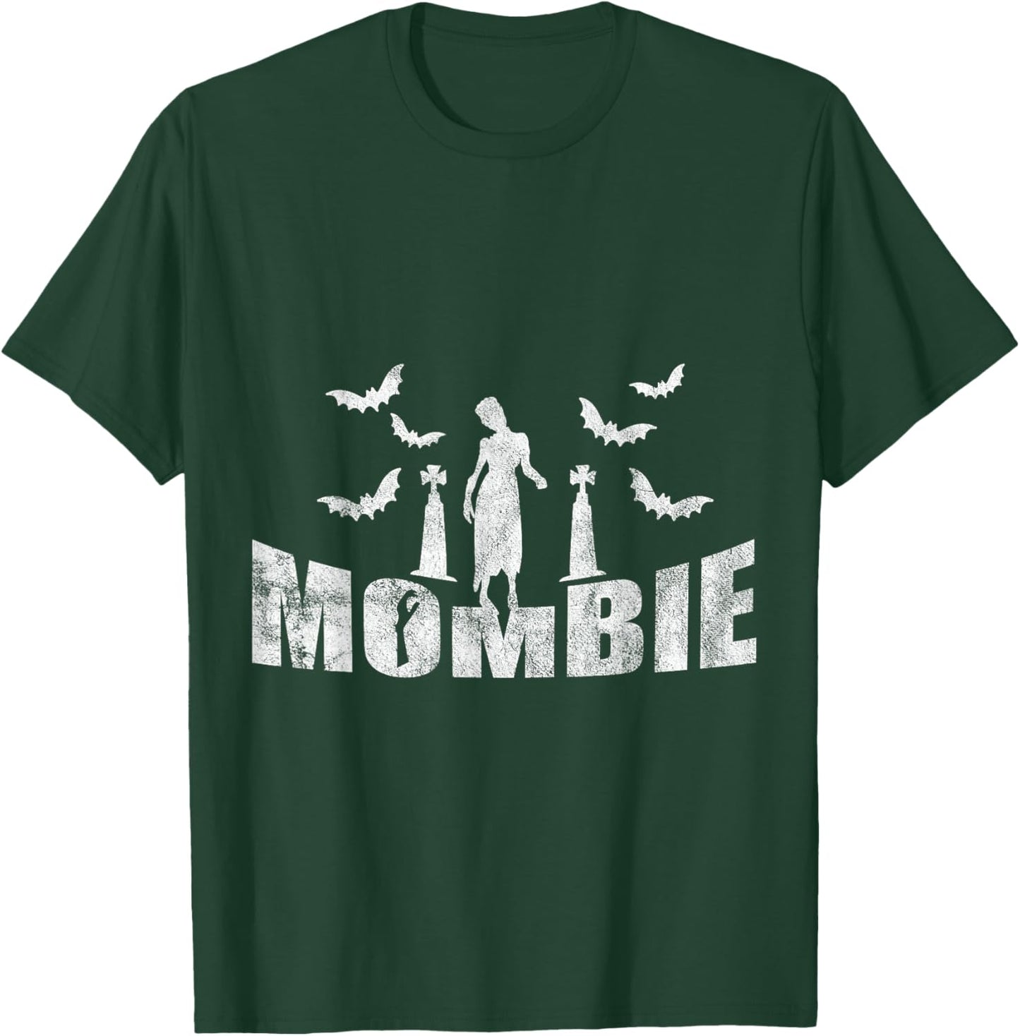 Halloween Mombie Mother Loves Zombie T-Shirt - T-Shirt | Forest