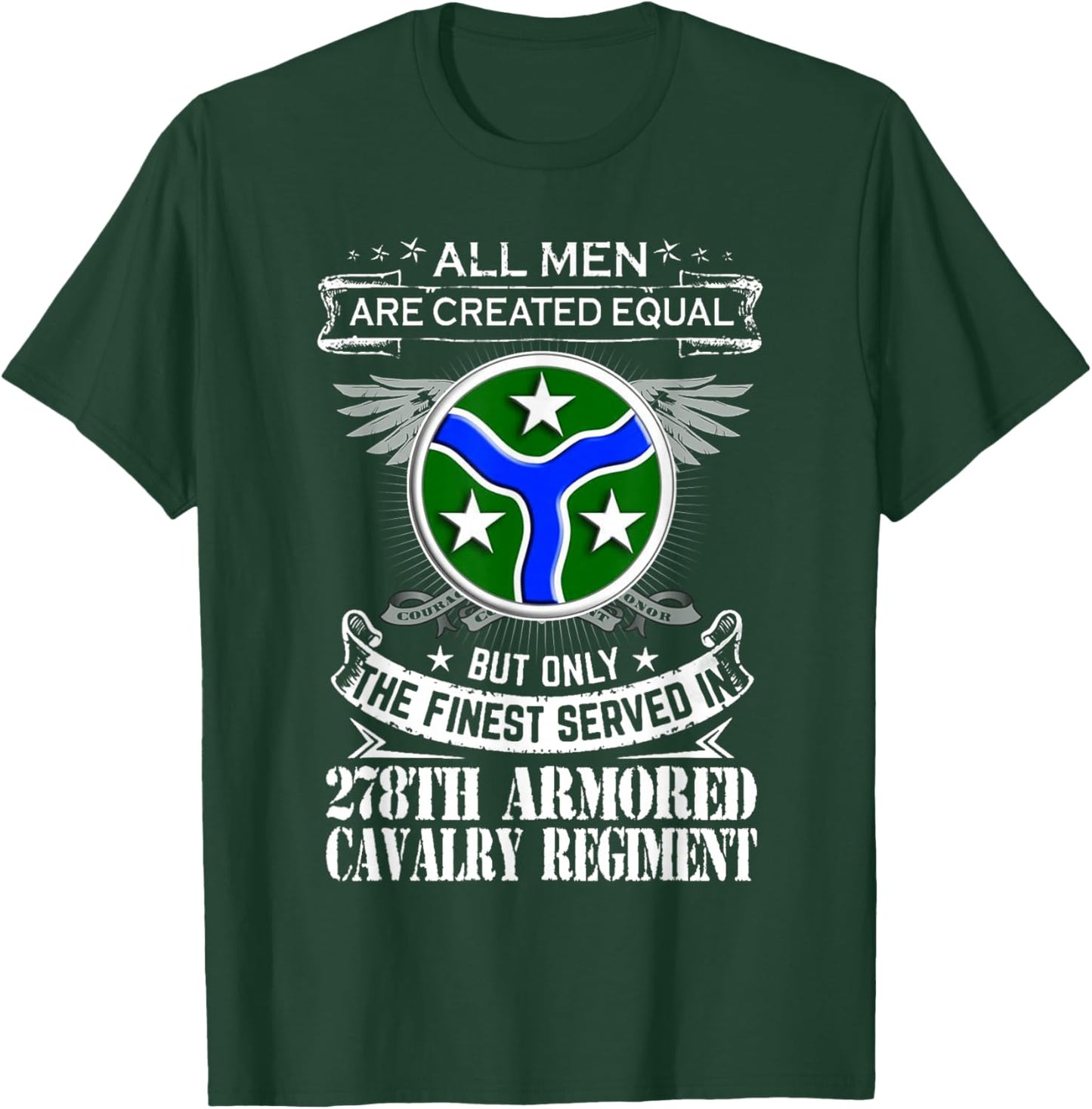 278th Armored Cavalry Regiment US Army T-Shirt - T-Shirt | Forest