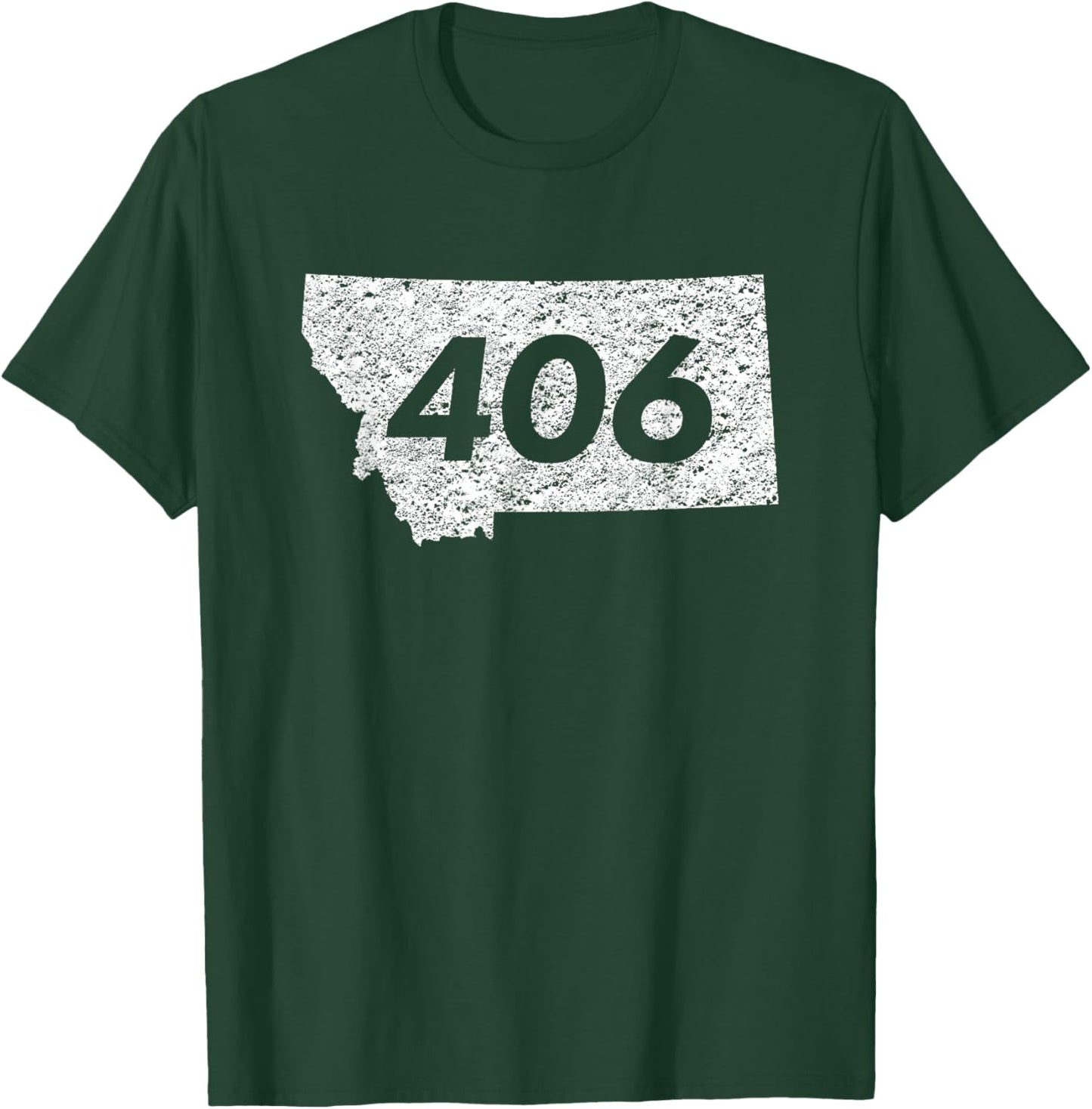 The Montana Moose Co Montana Retro Vintage Outdoors Mountain Graphic Design T-Shirt - T-Shirt | Forest