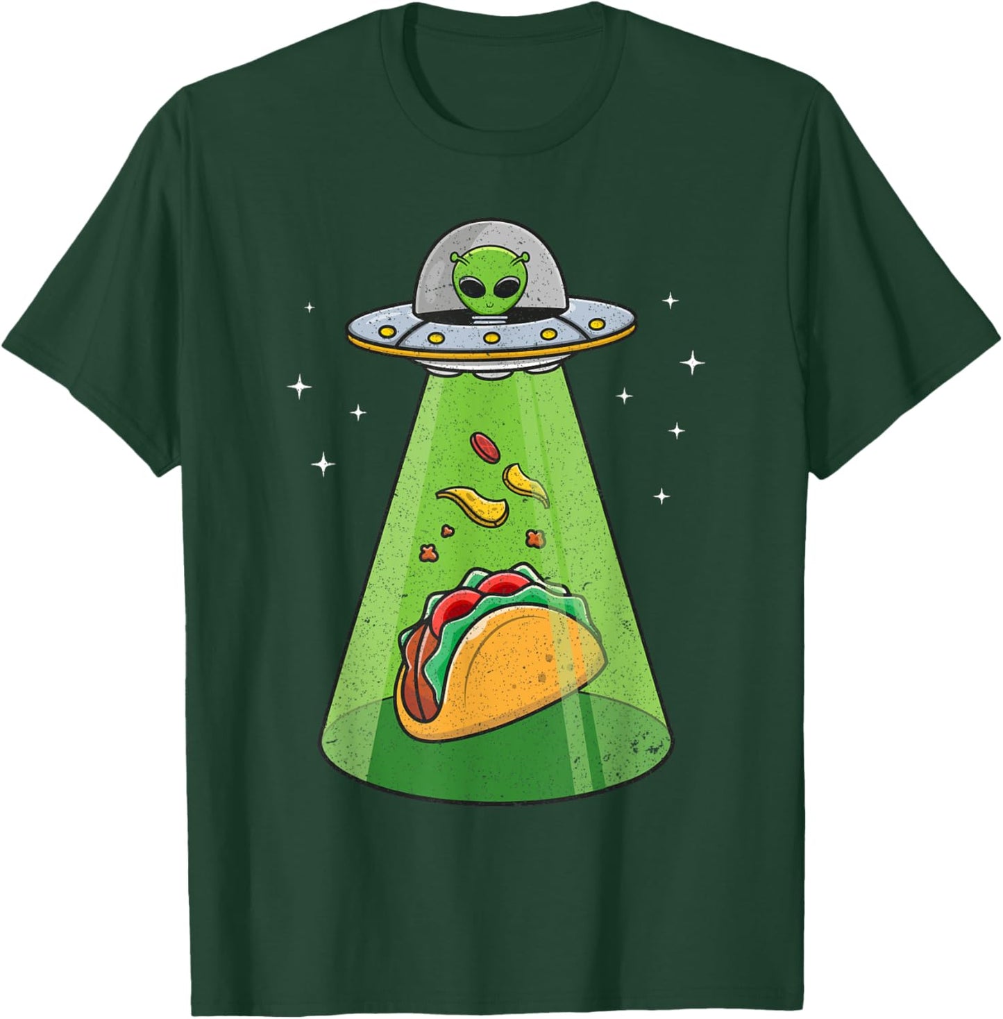 Alien Shirt UFO Abduction, Funny Tacos for Aliens Lover T-Shirt - T-Shirt | Forest