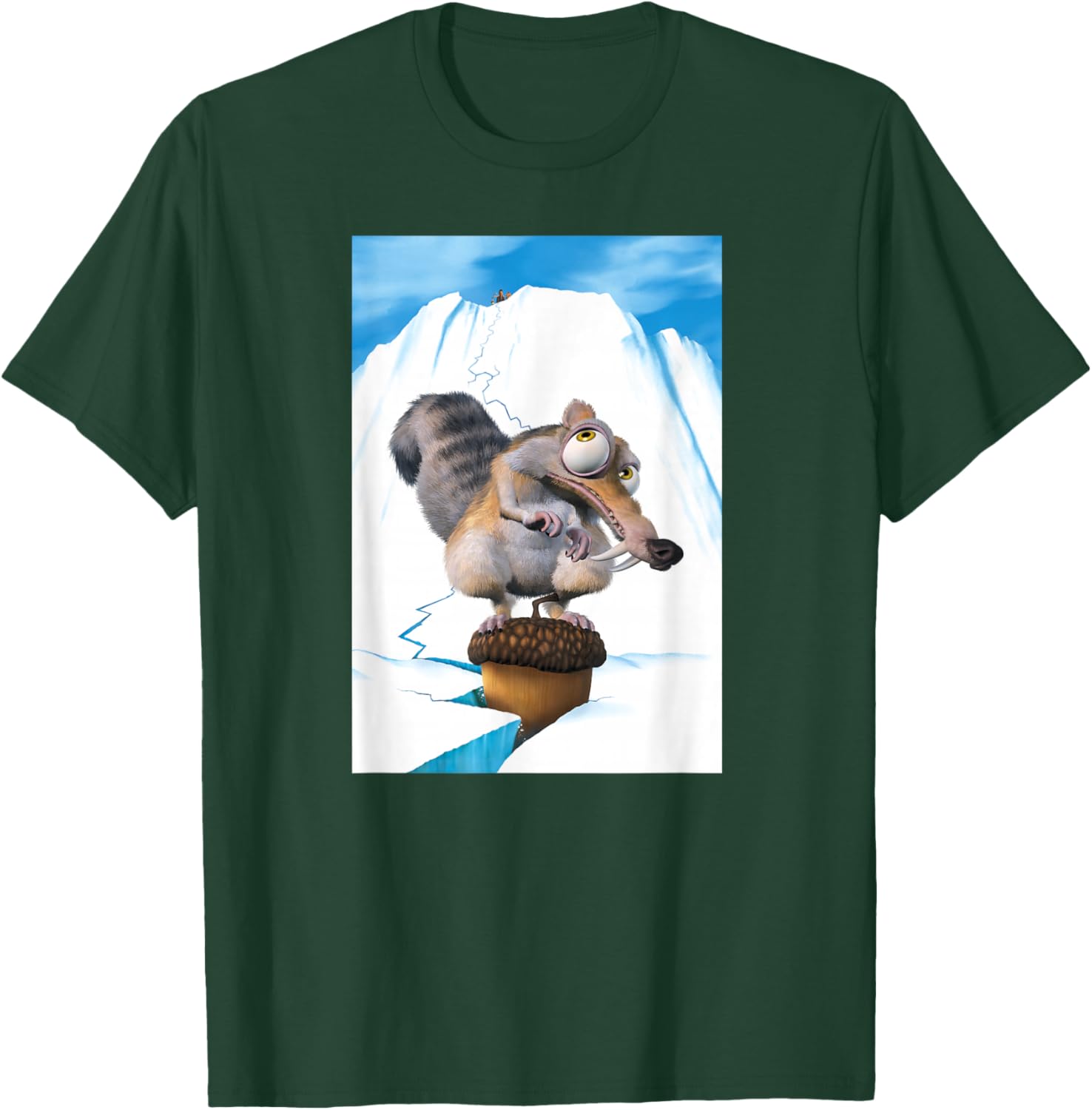 Ice Age Scrat Iceberg Crack T-Shirt - T-Shirt | Forest