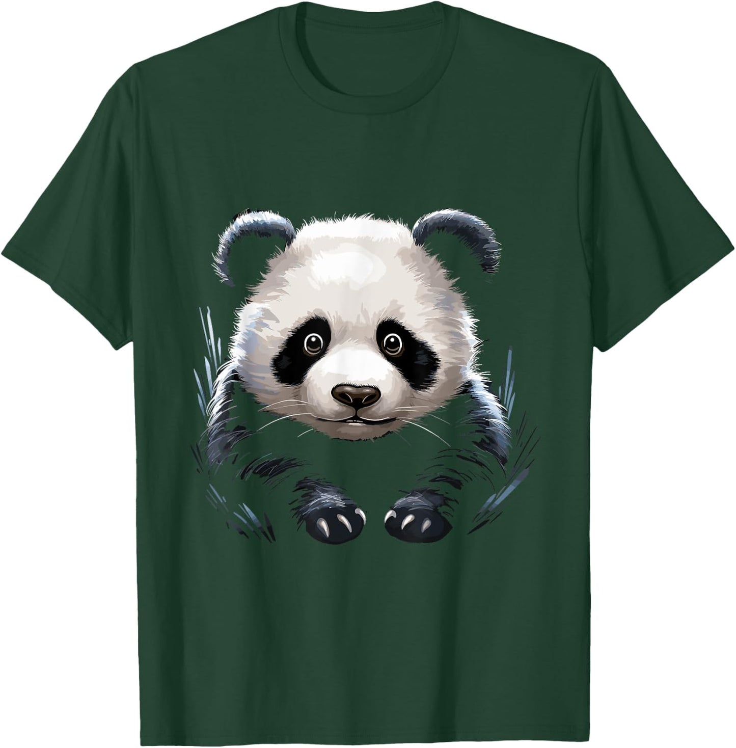 Panda Happy fun graphic great for School Anime Japanese T-Shirt - T-Shirt | Forest