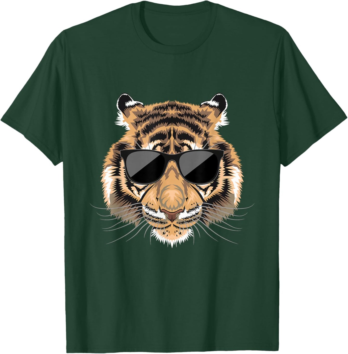 Tiger Sunglasses - Zoologist Zookeeper Safari Wildlife Lover T-Shirt - T-Shirt | Forest
