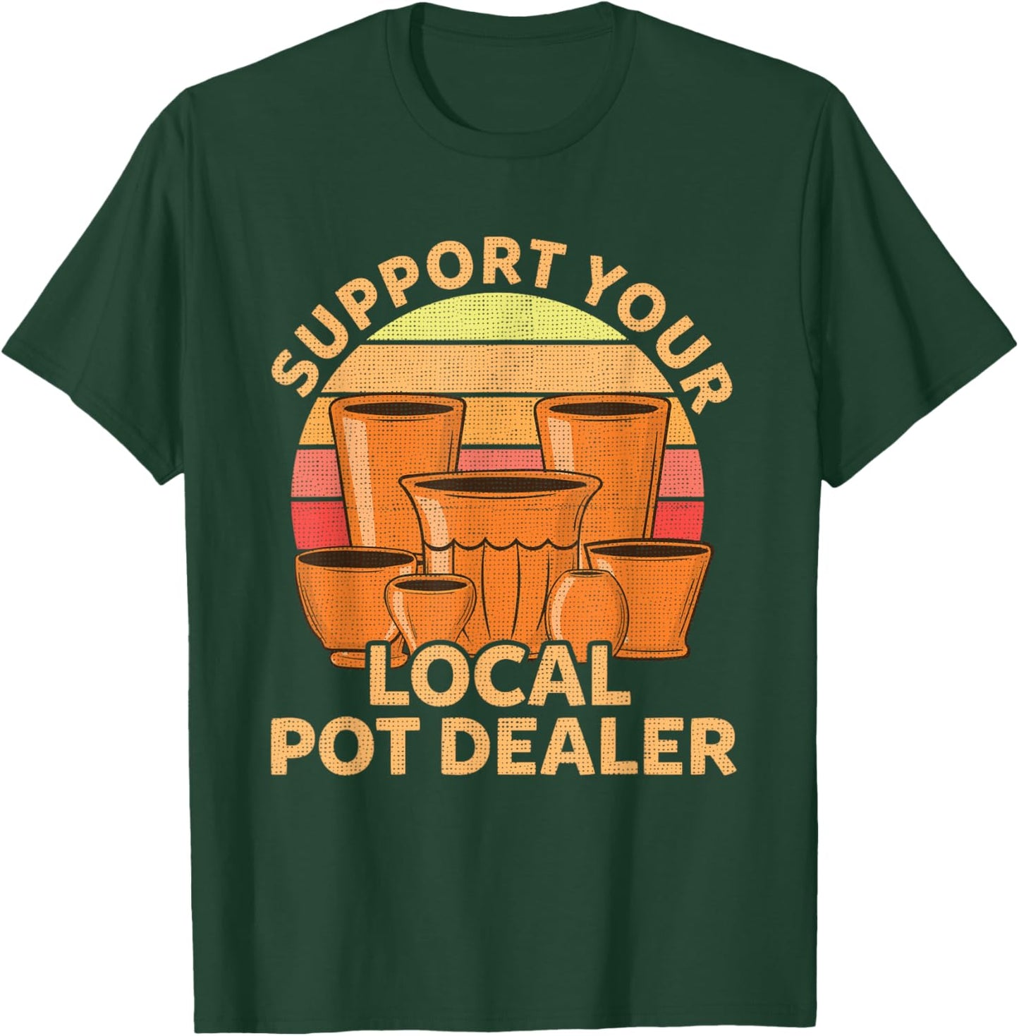 Funny Pottery Gift Pot Dealer Men Women Pottery Artists T-Shirt - T-Shirt | Forest