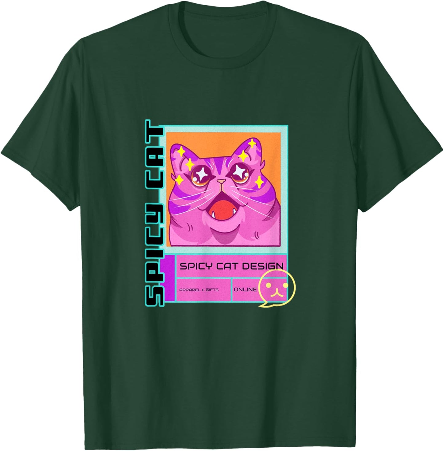 SPICY CAT DESIGN OFFICIAL LOGO CRAZY KITTY MASCOTT Women T-Shirt - T-Shirt | Forest
