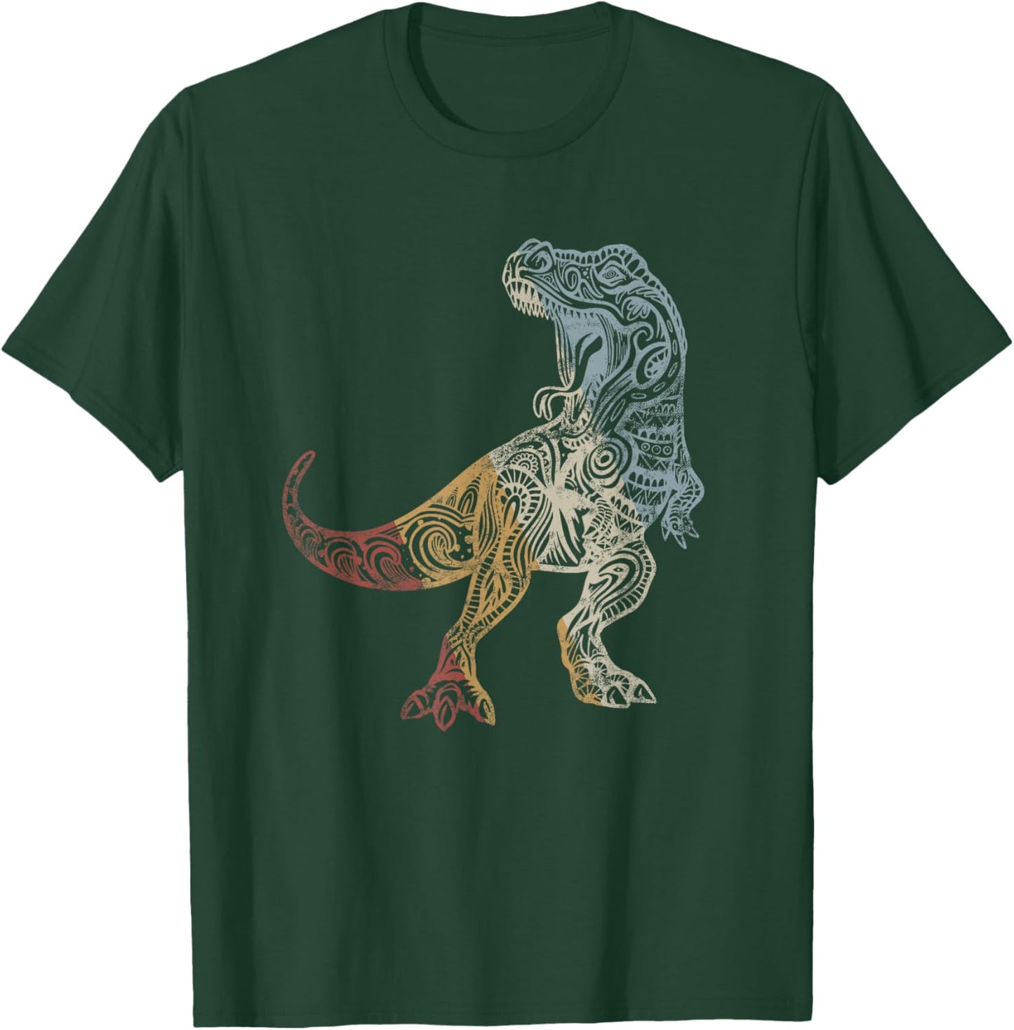 Dinosaur Retro Style Vintage T-Shirt - T-Shirt | Forest