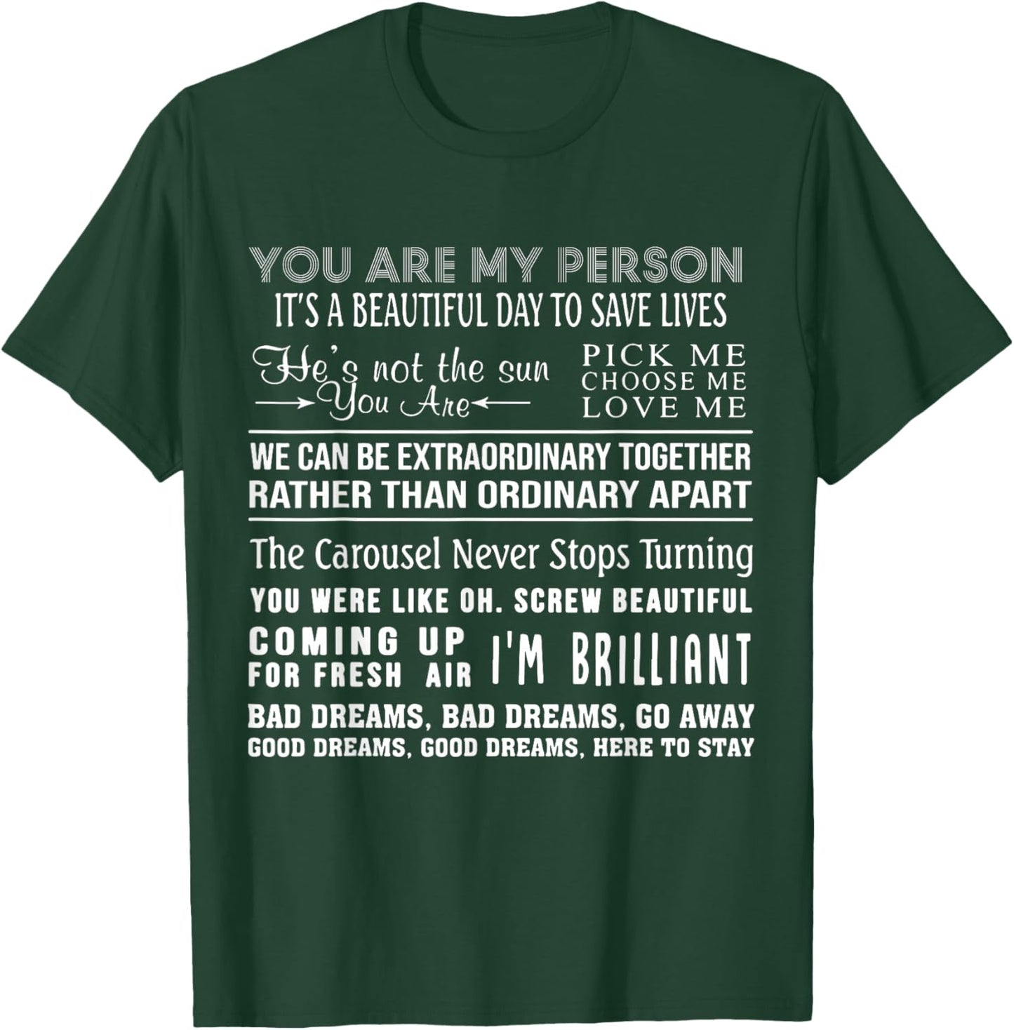 Grey Nurse Doctor It's A Beautiful Day to Save Lives Anatomy T-Shirt - T-Shirt | Forest