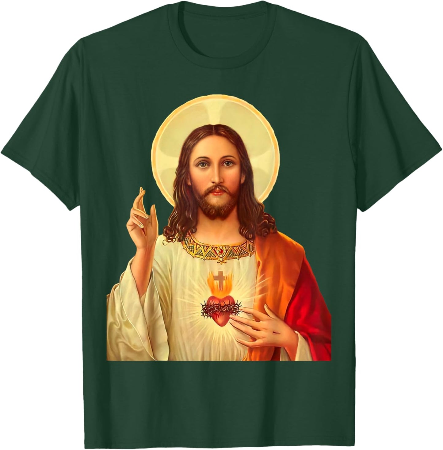 Sacred Heart of Jesus T-Shirt - T-Shirt | Forest