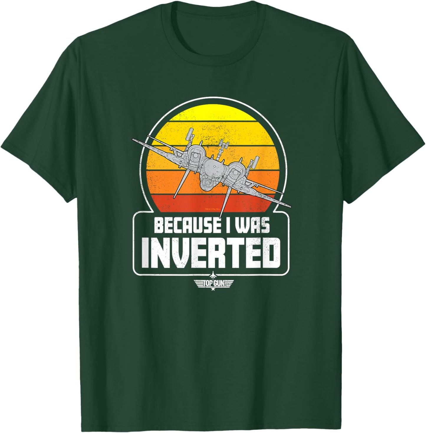 Top Gun - Because I Was Inverted T-Shirt - T-Shirt | Forest