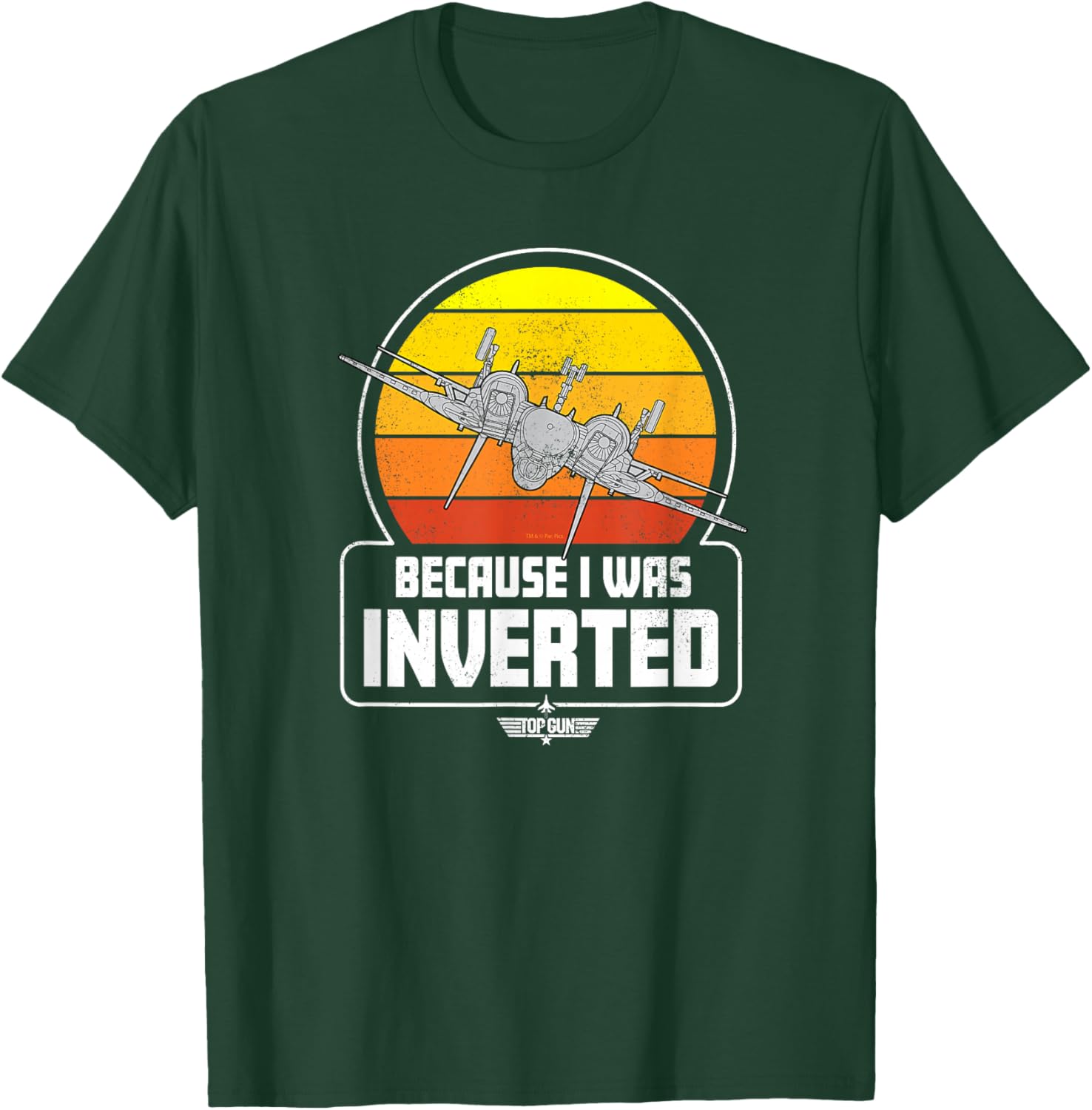 Top Gun - Because I Was Inverted T-Shirt - T-Shirt | Forest